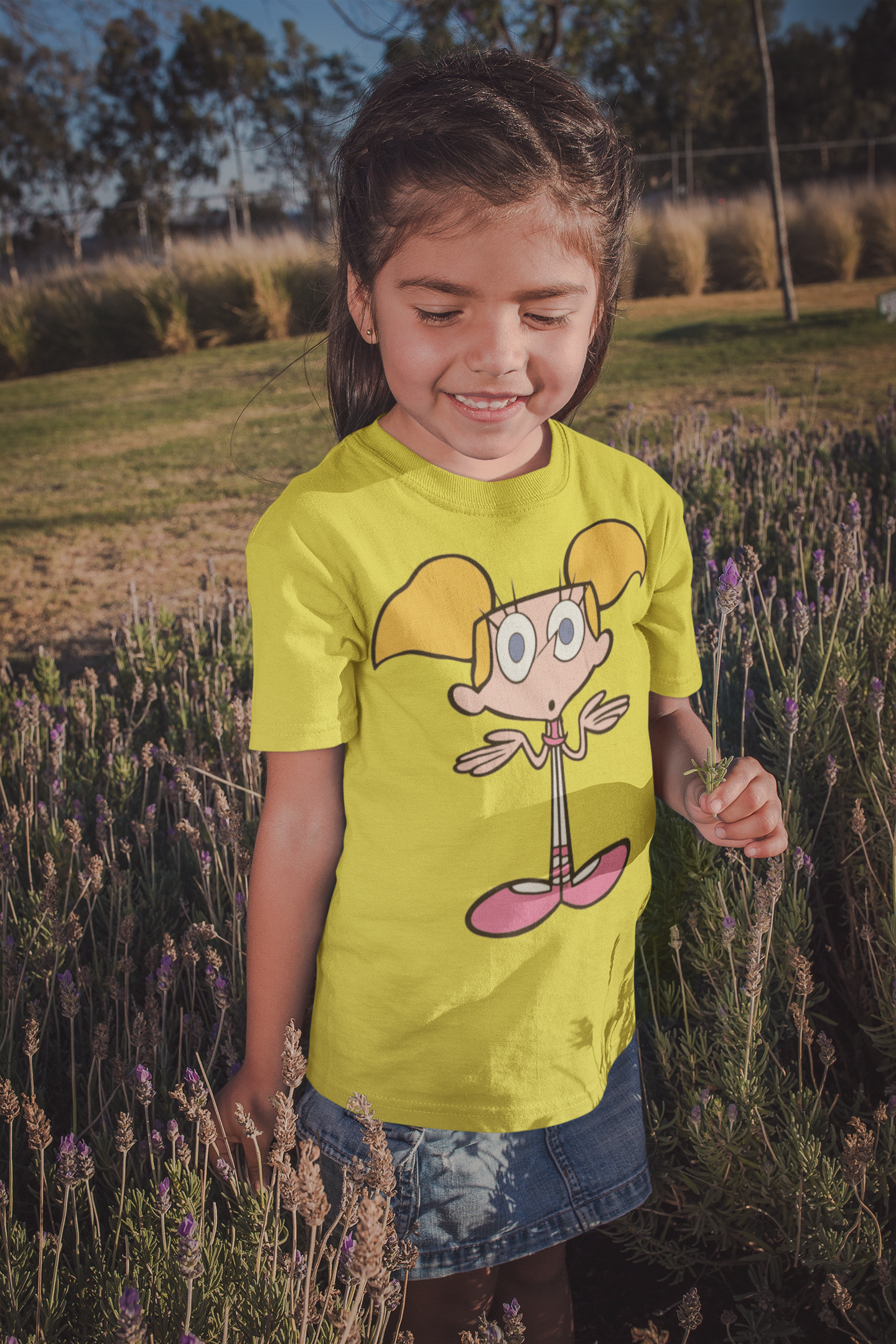 Cute Cartoon Half Sleeves T-Shirt For Girls -FunkyTeesClub