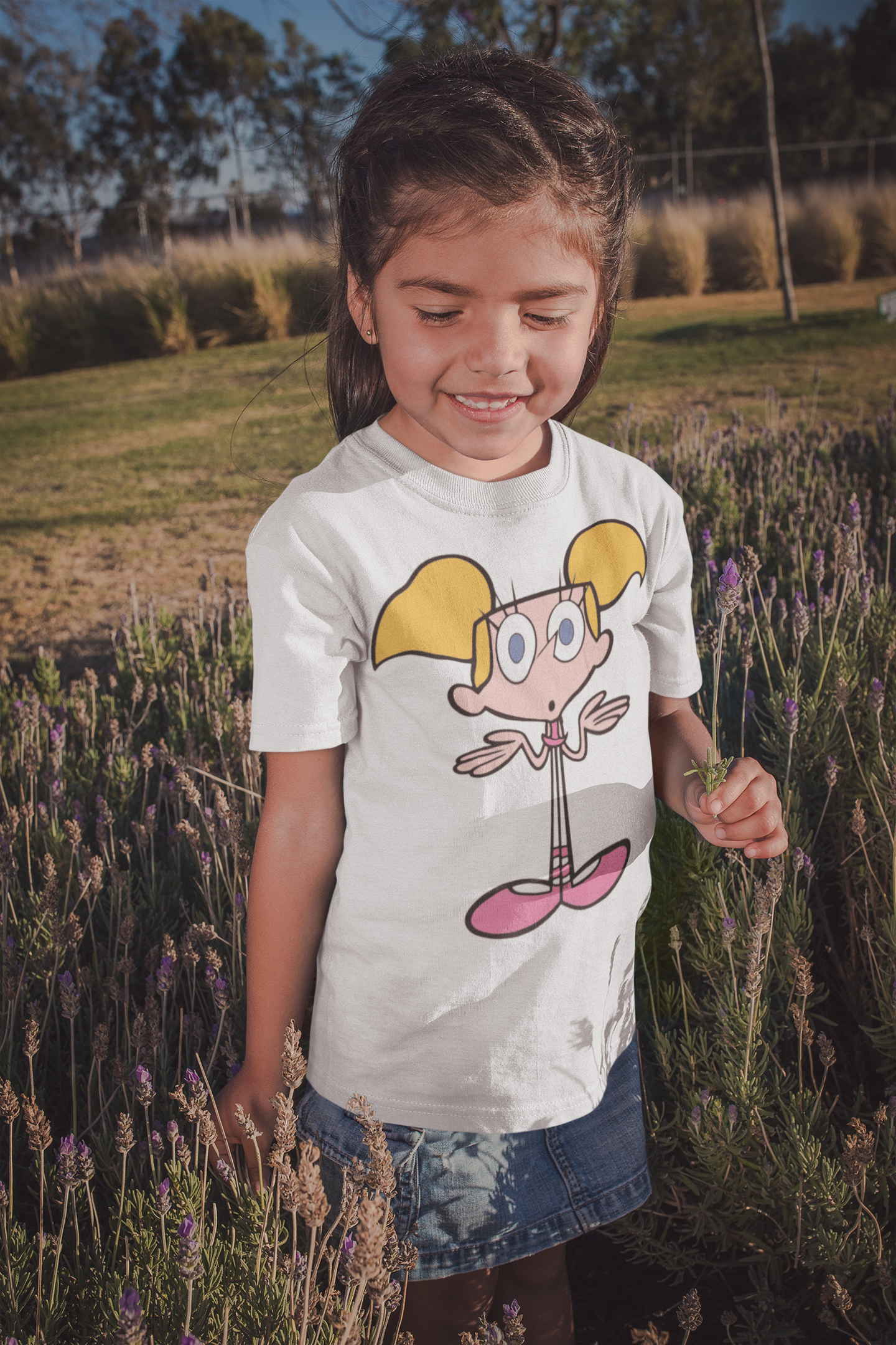 Cute Cartoon Half Sleeves T-Shirt For Girls -FunkyTeesClub