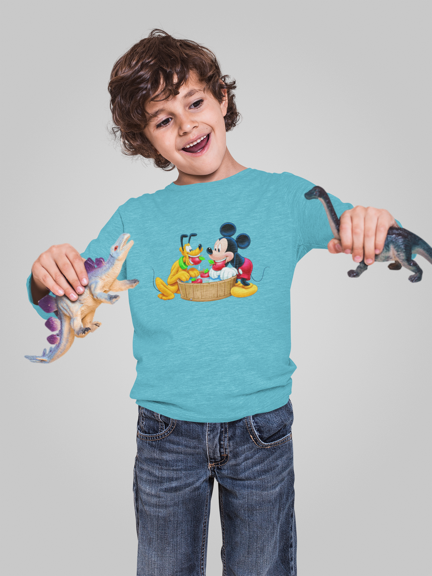 Cute Cartoon Half Sleeves T-Shirt for Boy-FunkyTeesClub