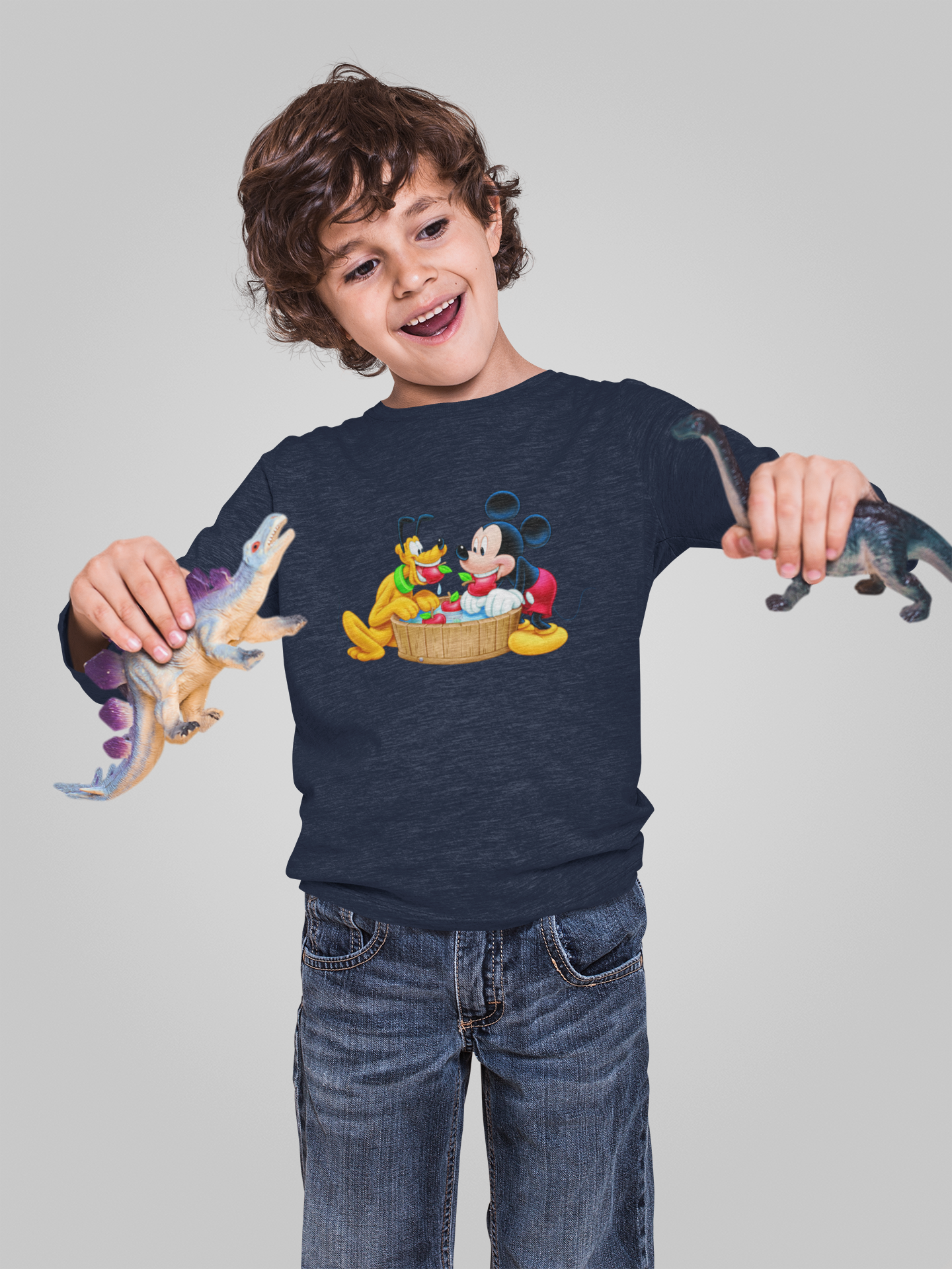 Cute Cartoon Half Sleeves T-Shirt for Boy-FunkyTeesClub