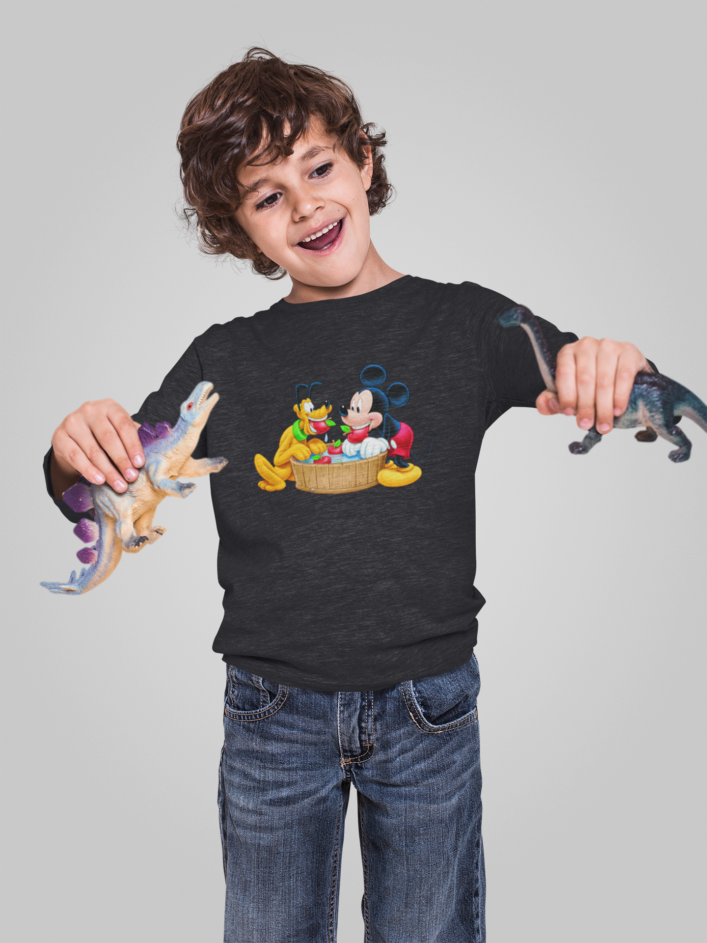 Cute Cartoon Half Sleeves T-Shirt for Boy-FunkyTeesClub