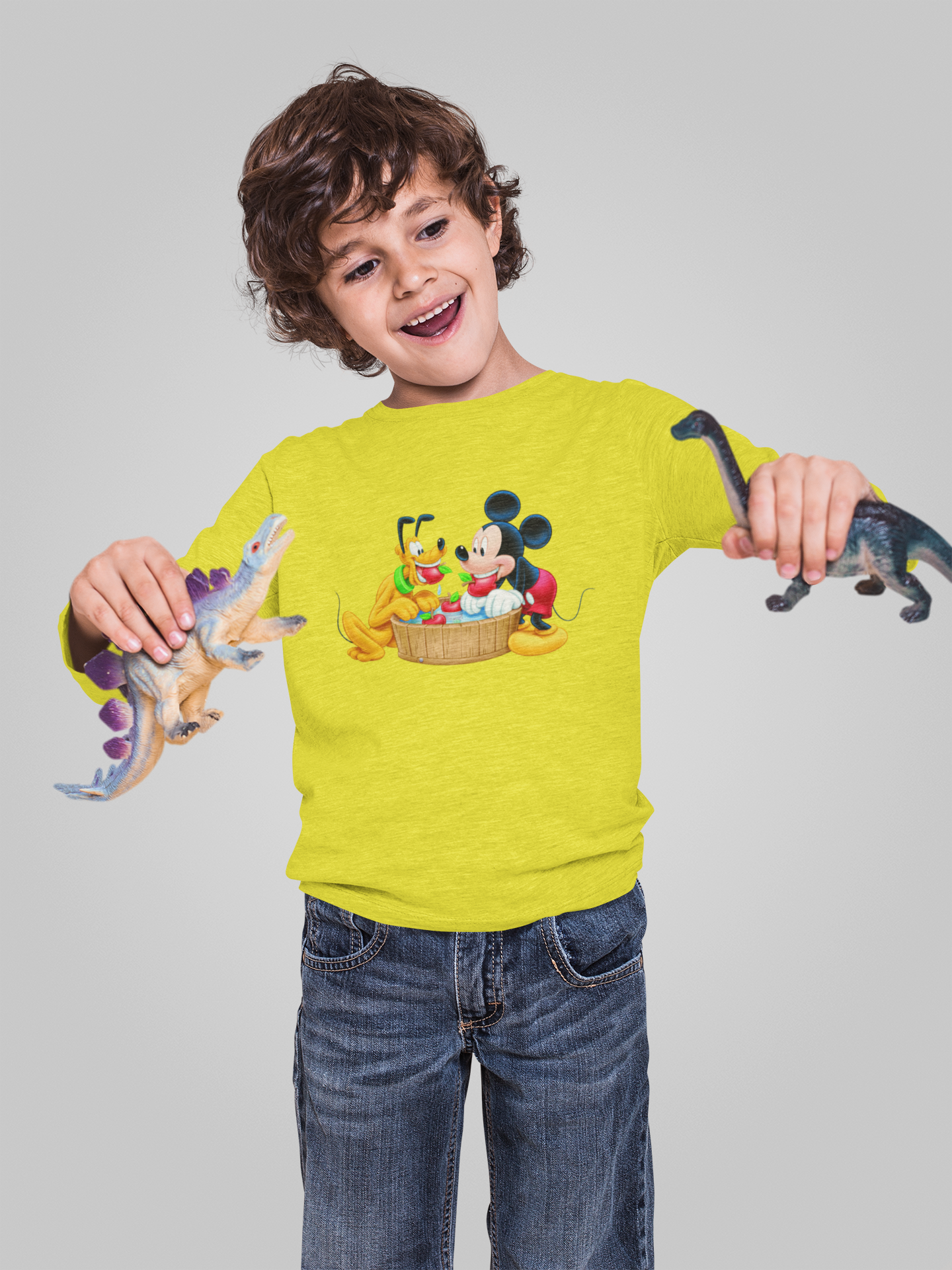 Cute Cartoon Half Sleeves T-Shirt for Boy-FunkyTeesClub
