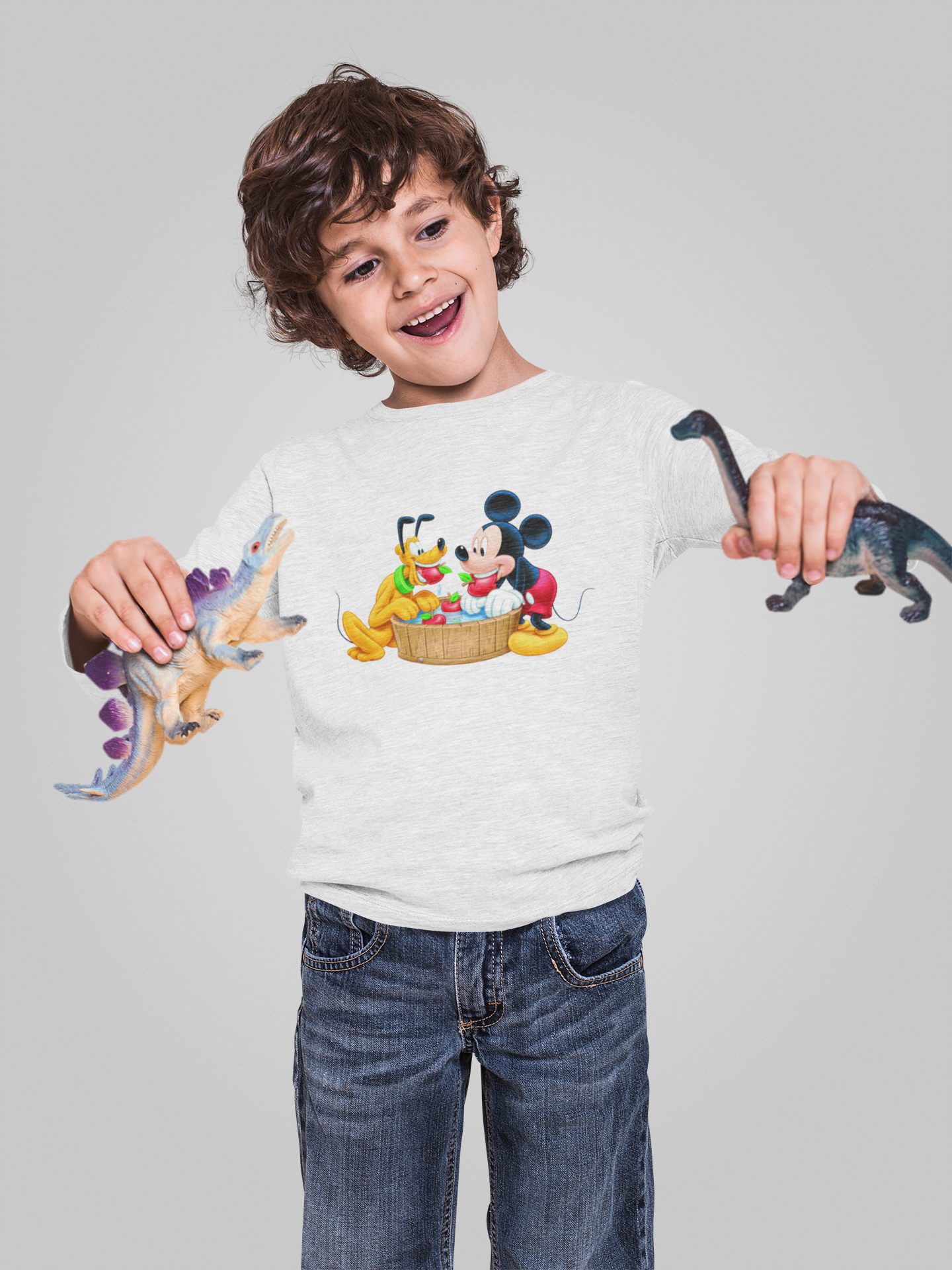 Cute Cartoon Half Sleeves T-Shirt for Boy-FunkyTeesClub