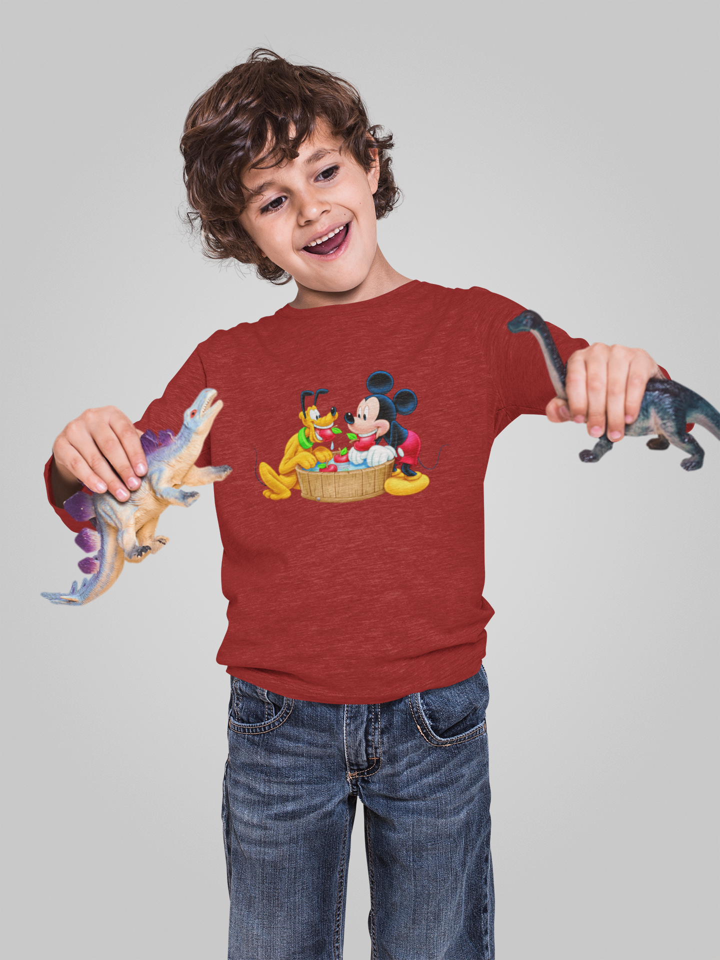 Cute Cartoon Half Sleeves T-Shirt for Boy-FunkyTeesClub