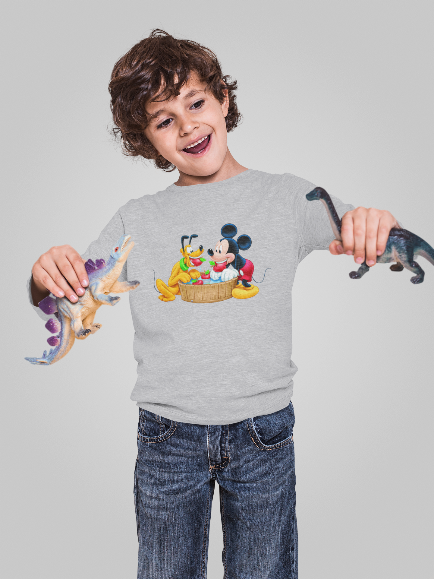 Cute Cartoon Half Sleeves T-Shirt for Boy-FunkyTeesClub