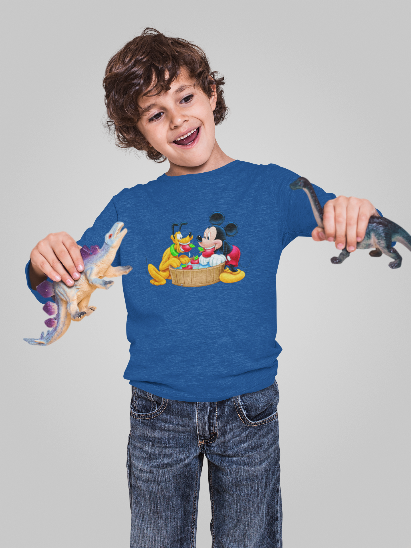 Cute Cartoon Half Sleeves T-Shirt for Boy-FunkyTeesClub