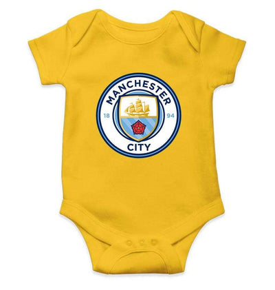 Manchester City Rompers for Baby Boy- FunkyTradition FunkyTradition