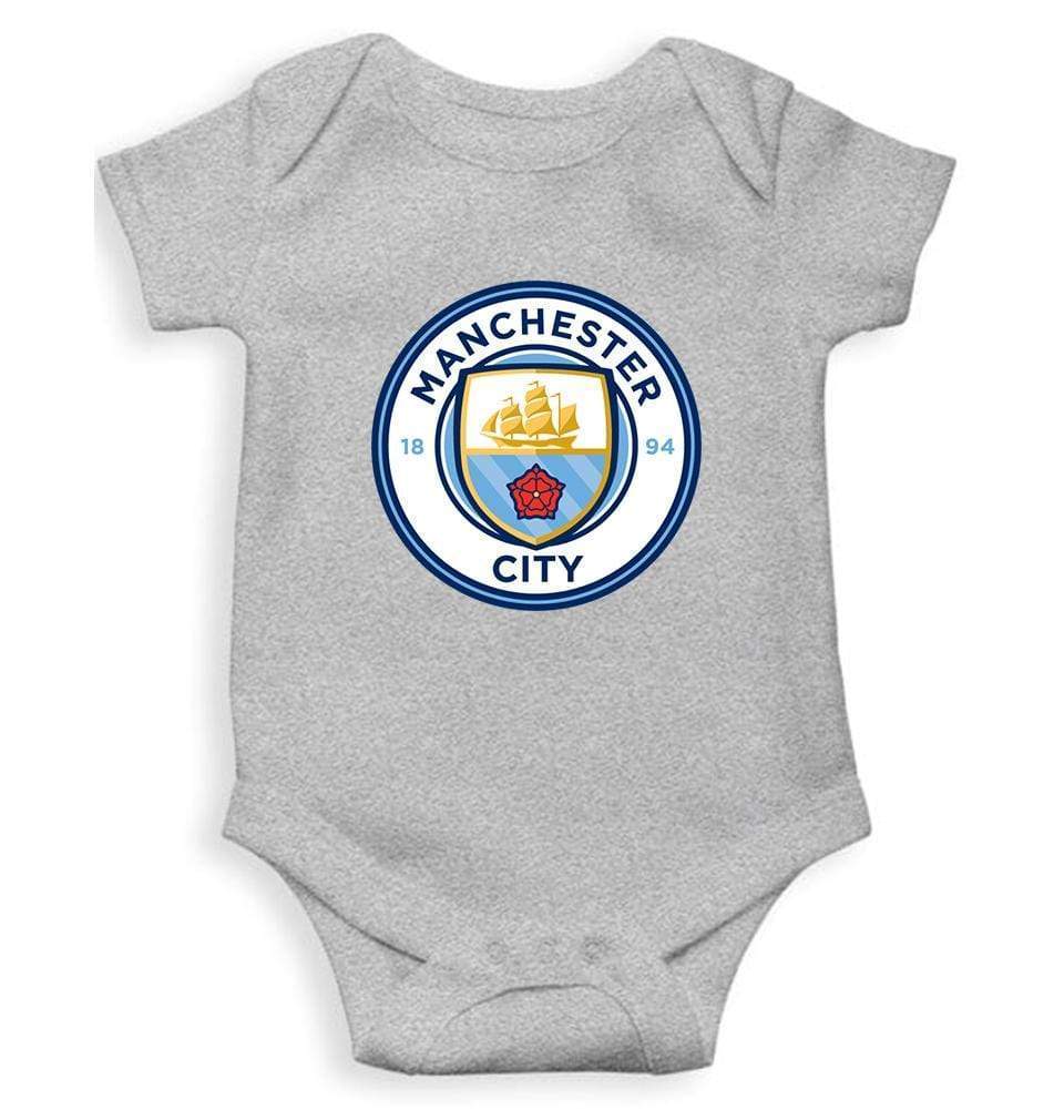 Manchester City Rompers for Baby Girl- FunkyTradition FunkyTradition
