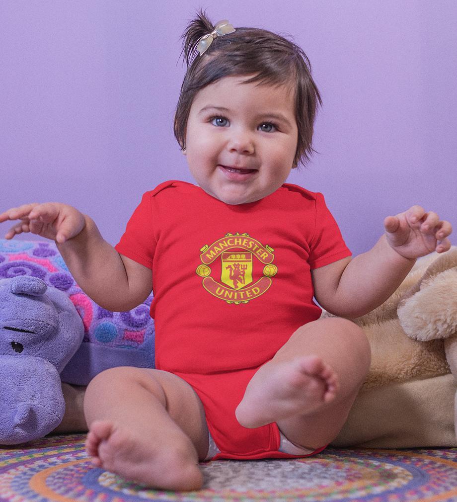 Manchester United Rompers for Baby Girl- FunkyTradition FunkyTradition