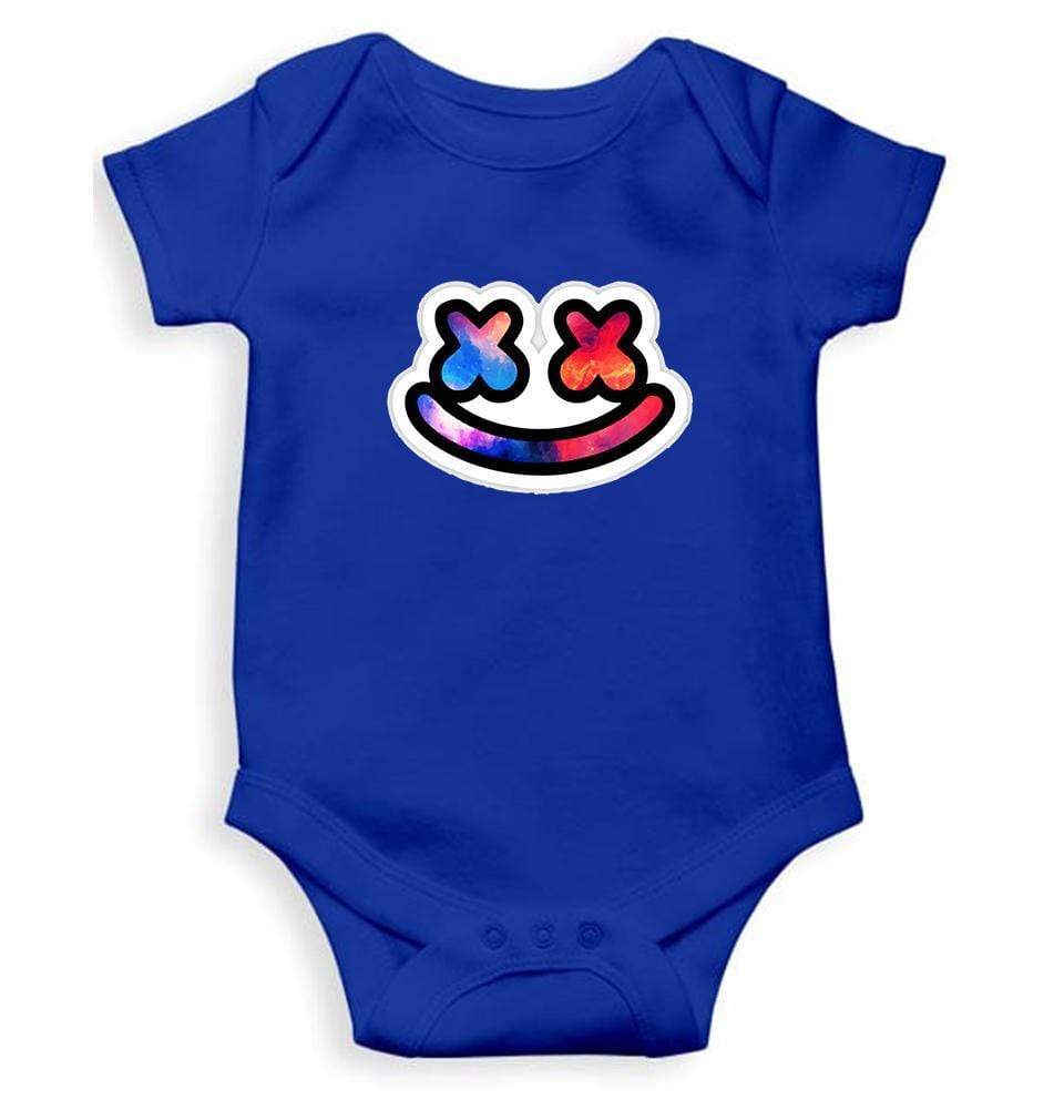 Marshmello Rompers for Baby Girl- FunkyTradition FunkyTradition