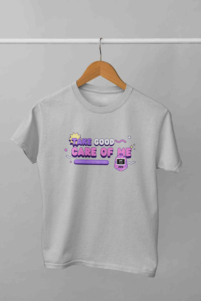 Take Care Of Me Retro Typography Women Half Sleeves T-shirt- FunkyTeesClub