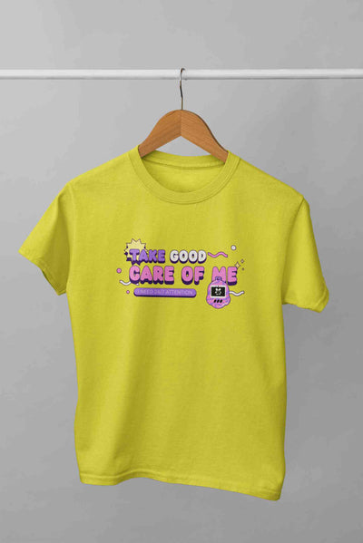 Take Care Of Me Retro Typography Women Half Sleeves T-shirt- FunkyTeesClub
