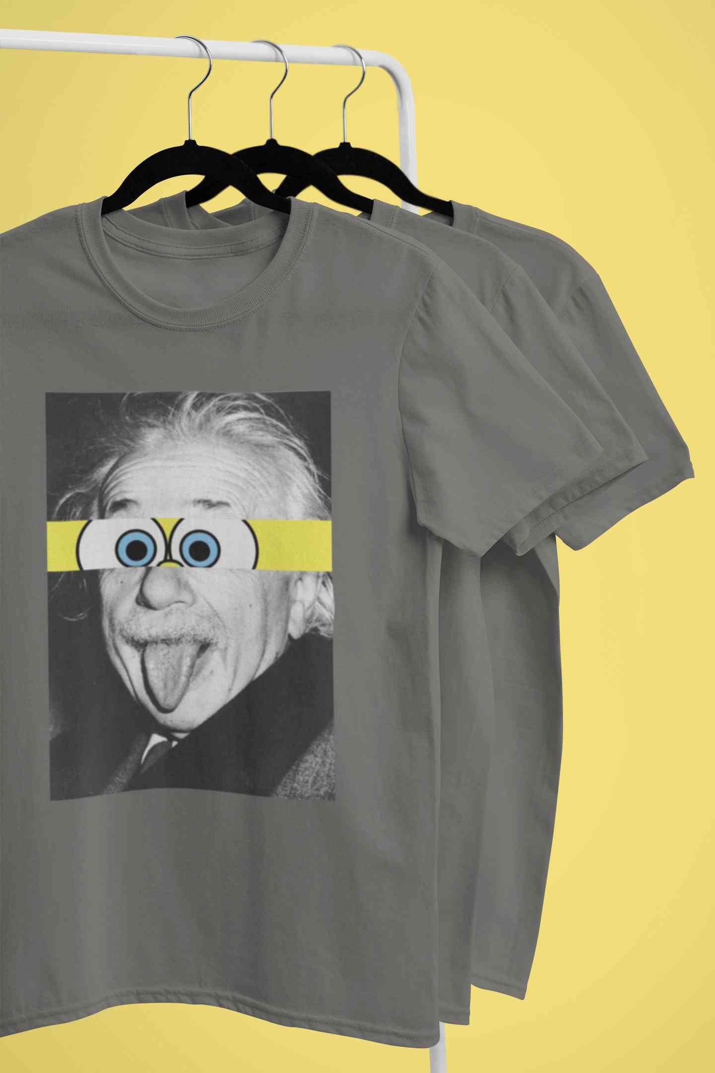 Funny Einstein Women Half Sleeves T-shirt- FunkyTeesClub