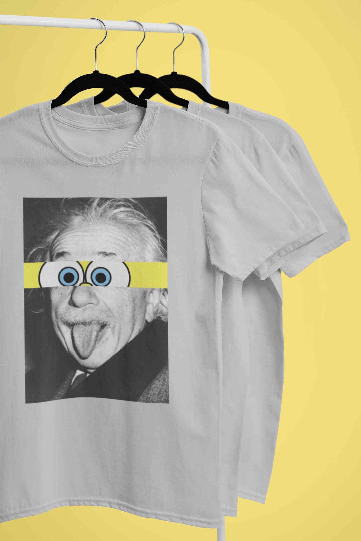 Funny Einstein Women Half Sleeves T-shirt- FunkyTeesClub