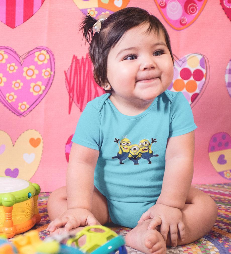 Minion Hurrey Rompers for Baby Girl- FunkyTradition FunkyTradition