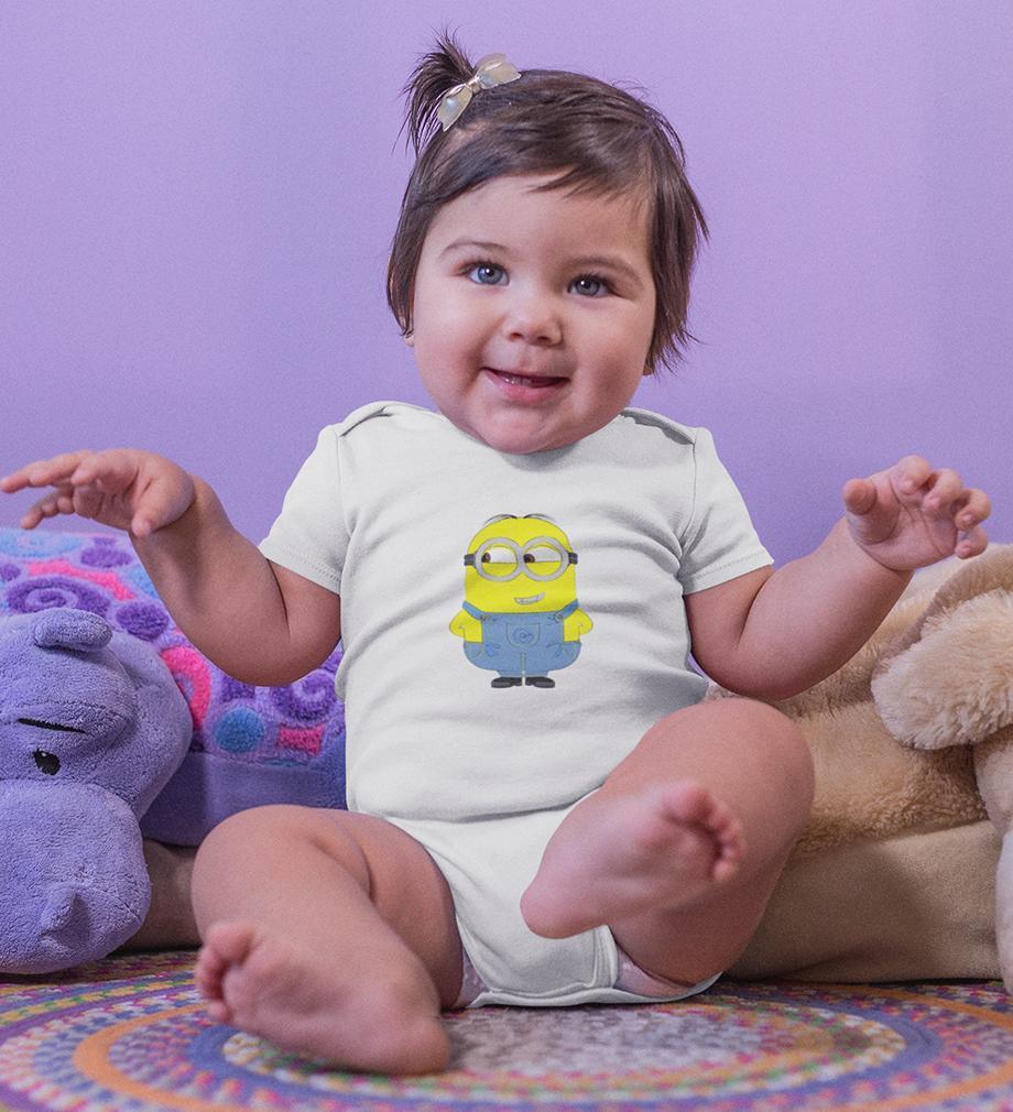 Minion Naughty Rompers for Baby Girl- FunkyTradition FunkyTradition