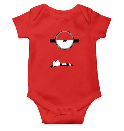Minion Single Eye and Teeth Rompers for Baby Boy- FunkyTradition FunkyTradition