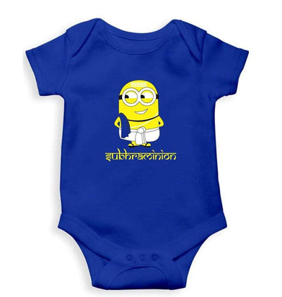 Minion Subhraminion Rompers for Baby Girl- FunkyTradition FunkyTradition