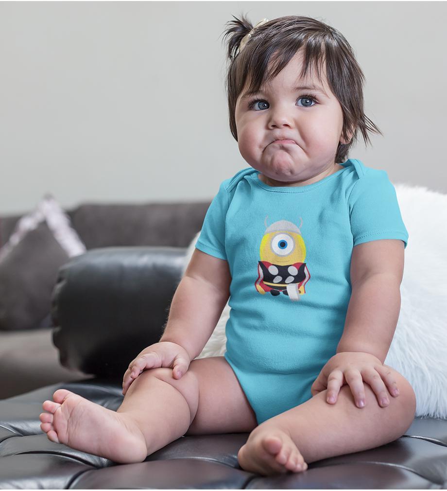 Minion Thor Rompers for Baby Girl- FunkyTradition FunkyTradition