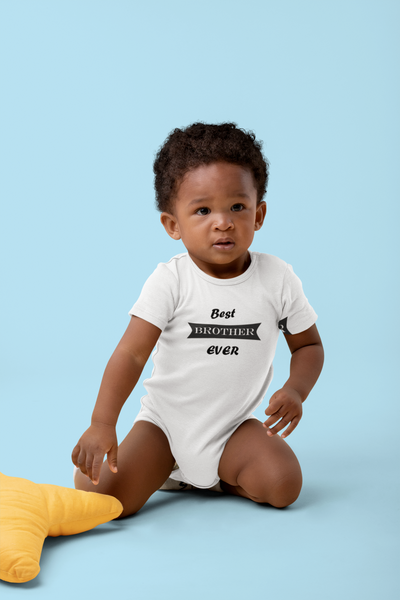 Best Brother Ever Rompers for Baby Boy- FunkyTeesClub