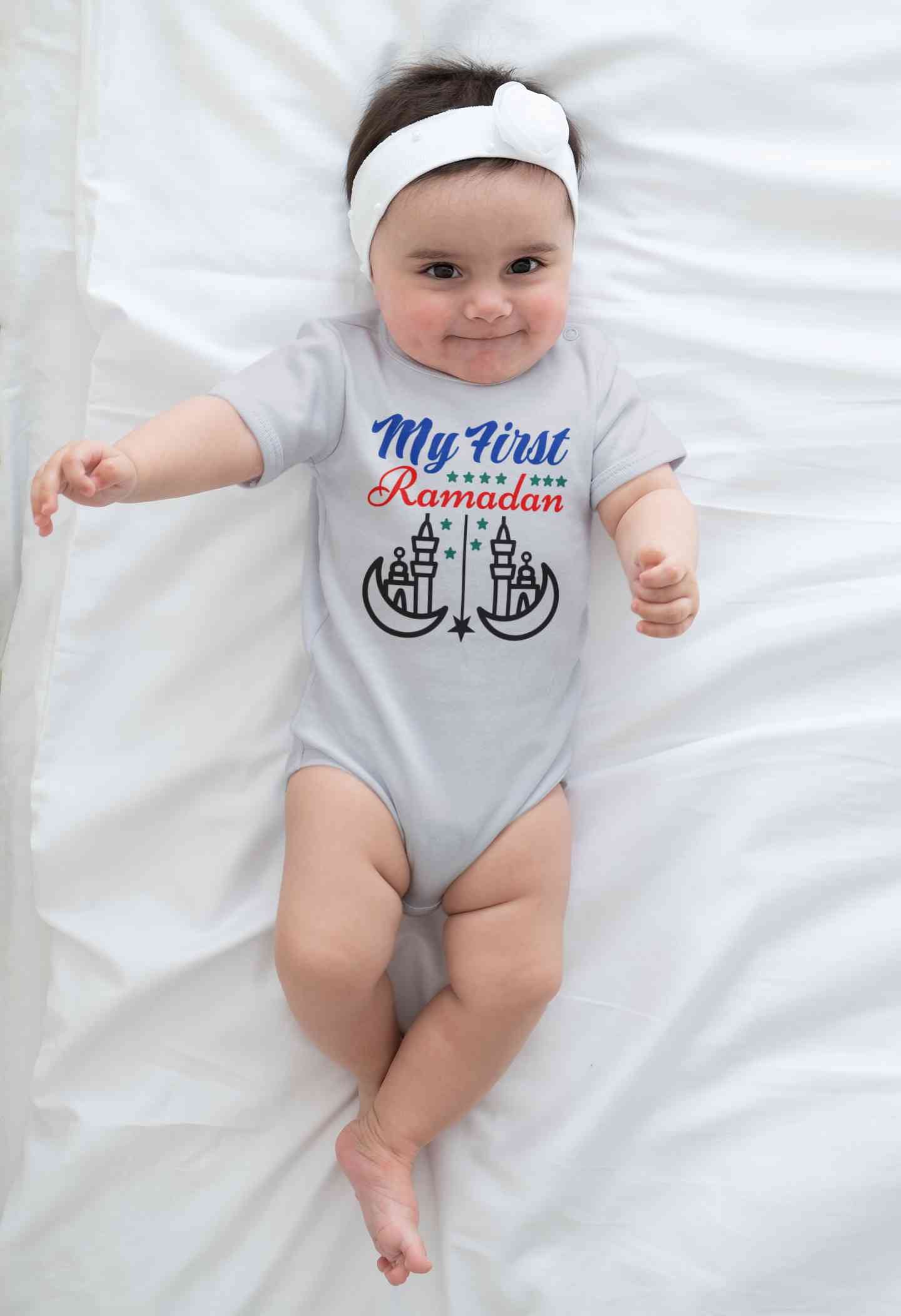 My First Ramadan Rompers for Baby Girl- FunkyTeesClub