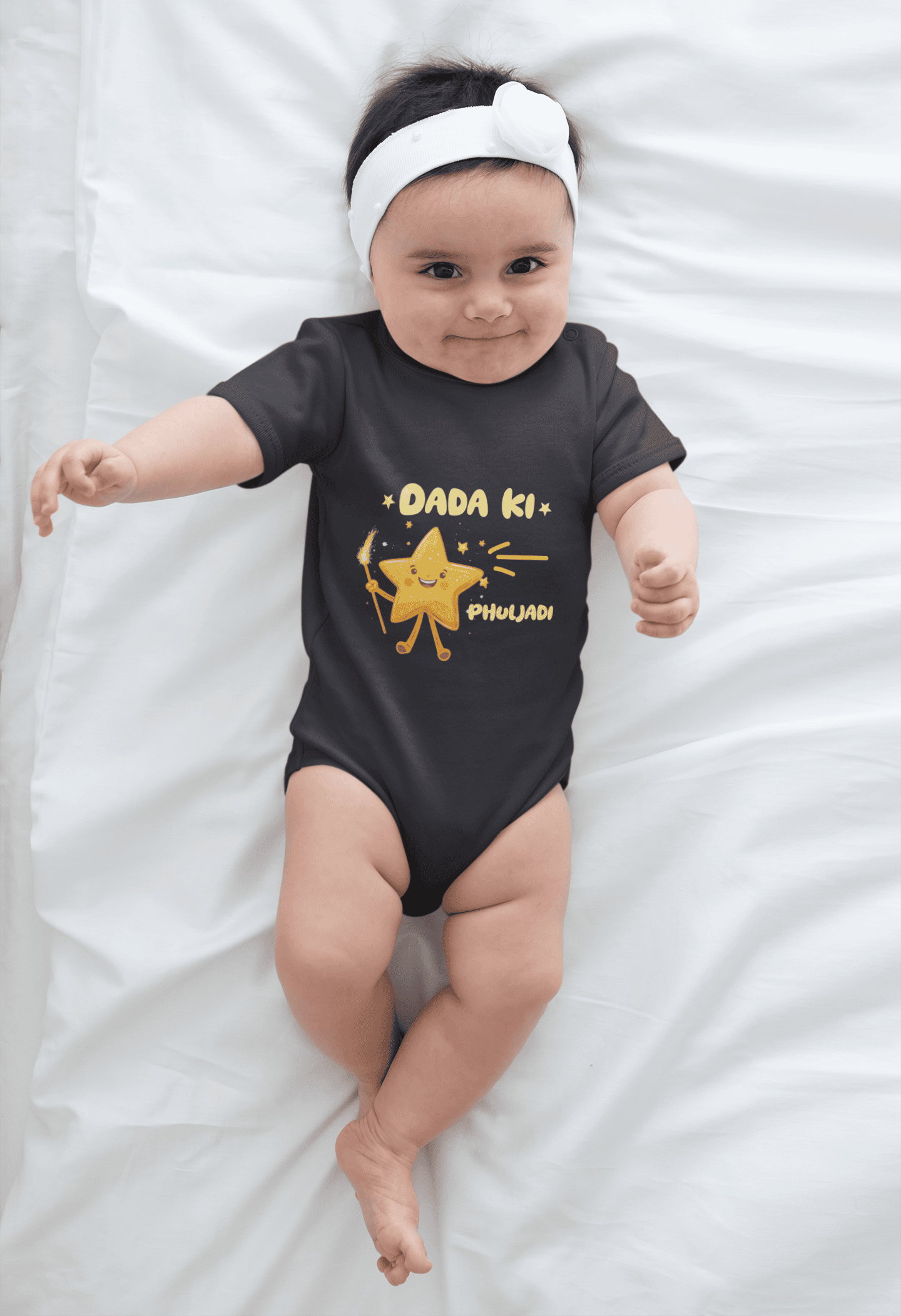 Dadi Ki Phuljadi Diwali Rompers for Baby Girl- FunkyTeesClub