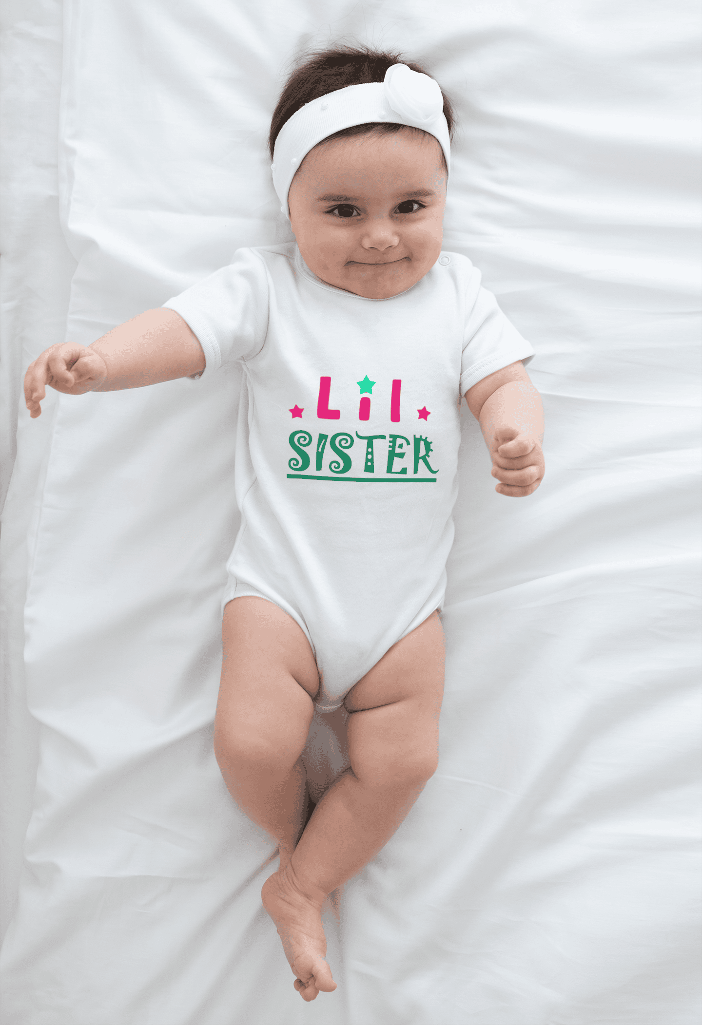 Lil Sister Rakshabandhan Rompers for Baby Girl- FunkyTeesClub