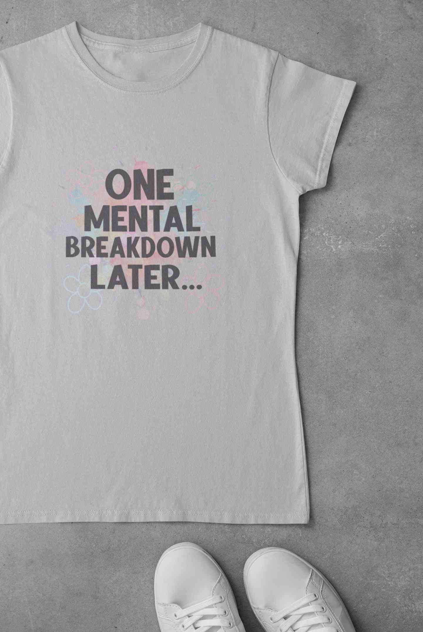 Mental Breakdown Women Half Sleeves T-shirt- FunkyTeesClub