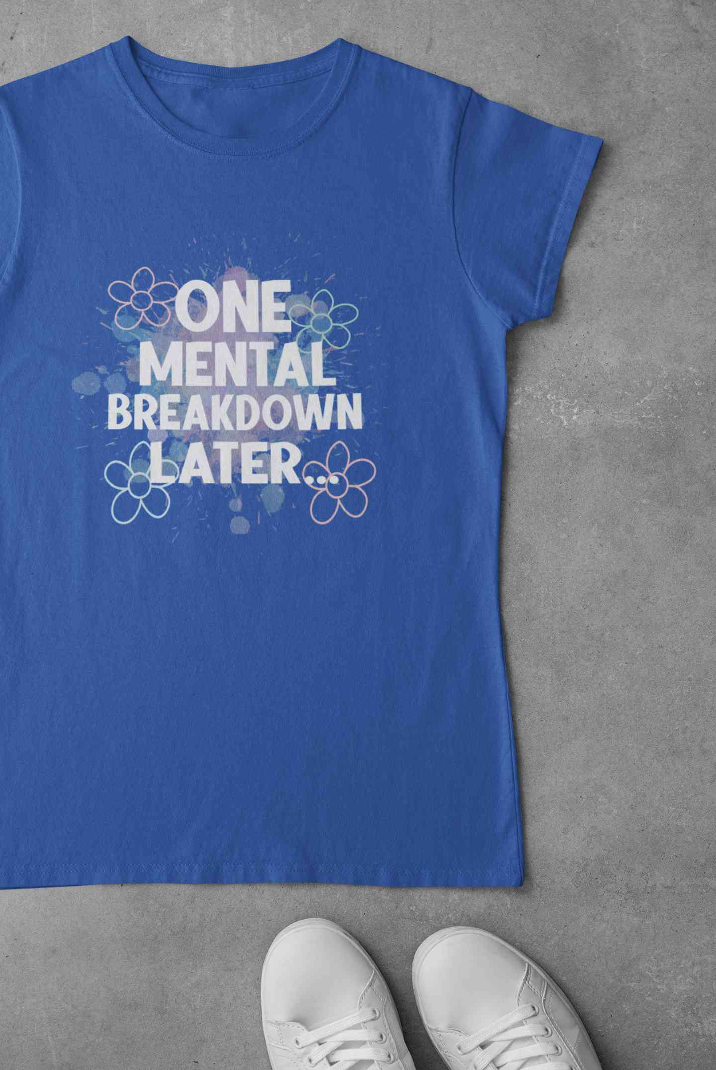 Mental Breakdown Women Half Sleeves T-shirt- FunkyTeesClub