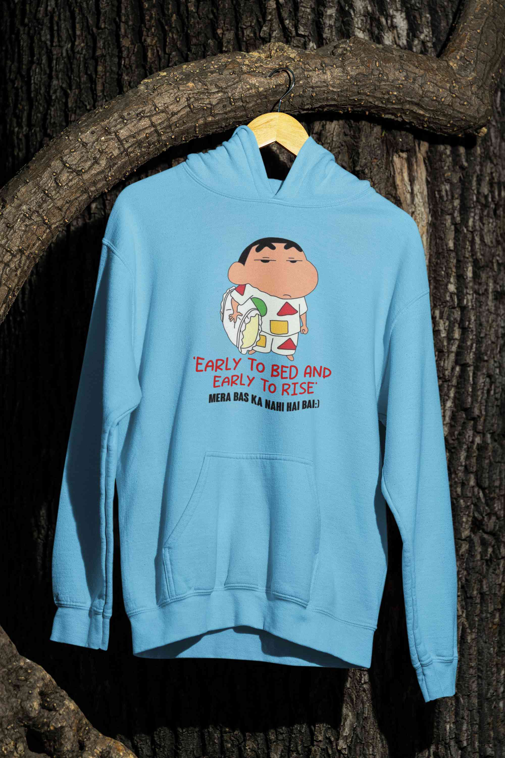 Early To Bed And Early To Rise Cartoon Funny Memes Hoodies for Women-FunkyTeesClub