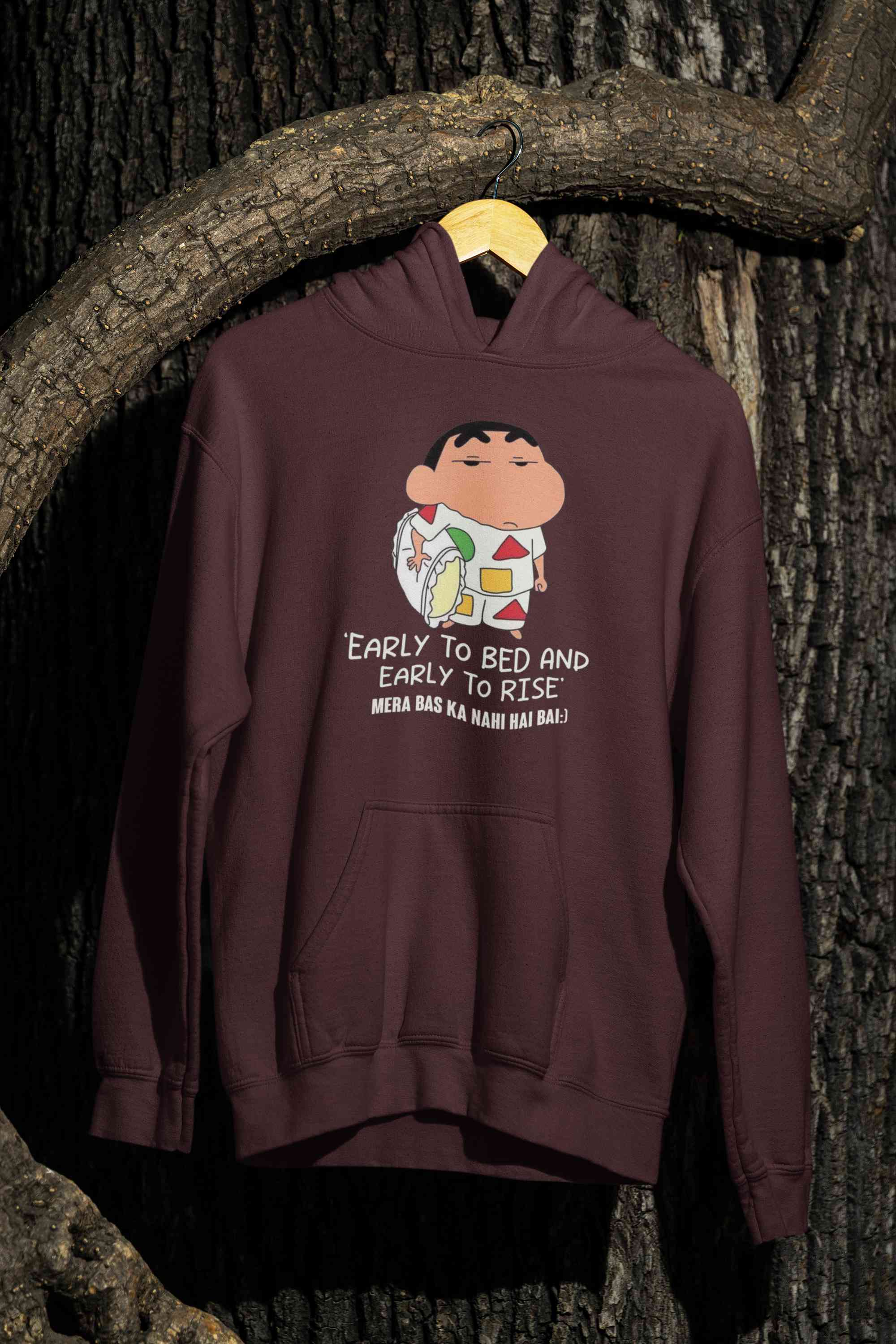 Early To Bed And Early To Rise Cartoon Funny Memes Hoodies for Women-FunkyTeesClub