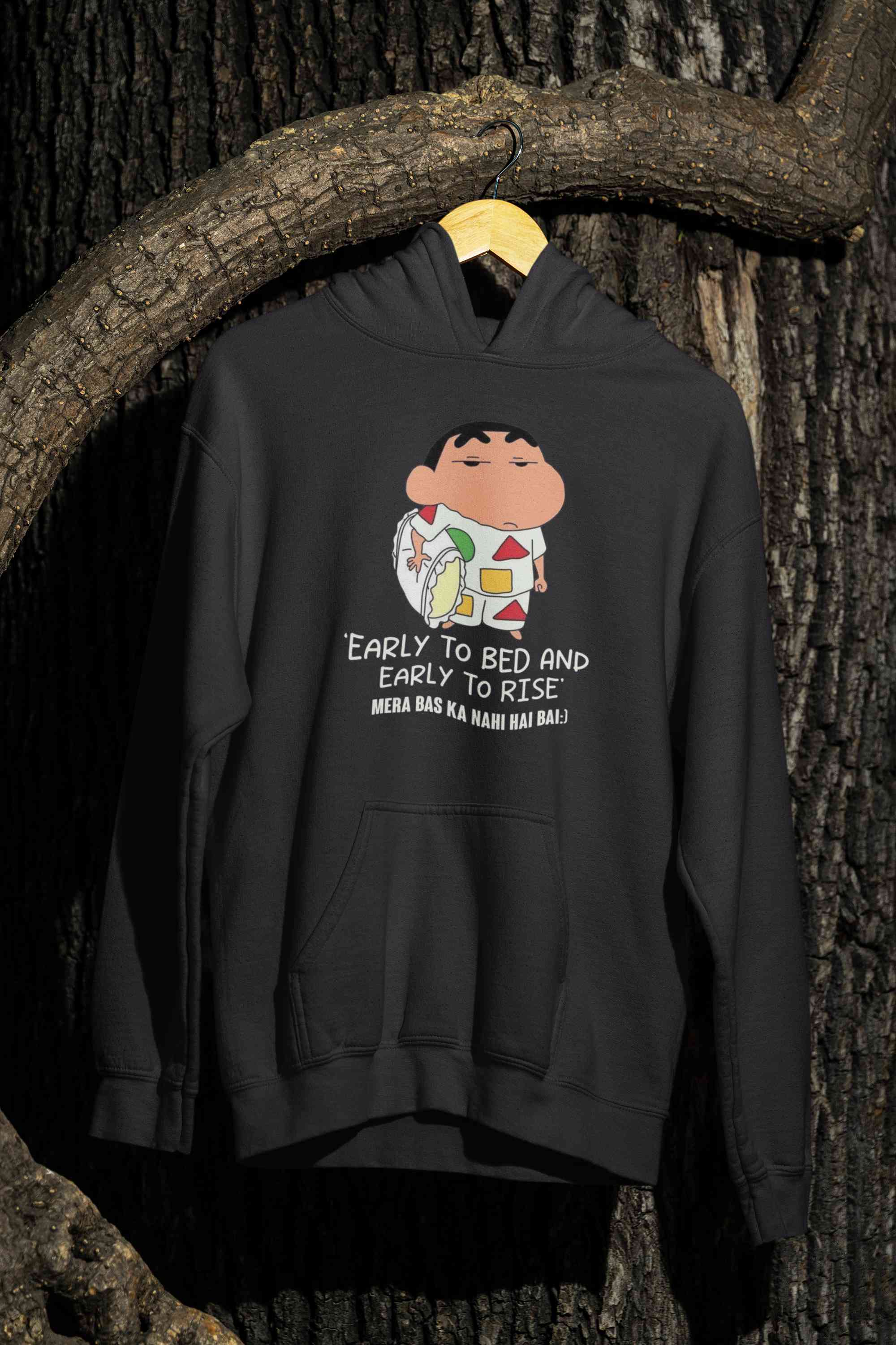 Early To Bed And Early To Rise Cartoon Funny Memes Hoodies for Women-FunkyTeesClub