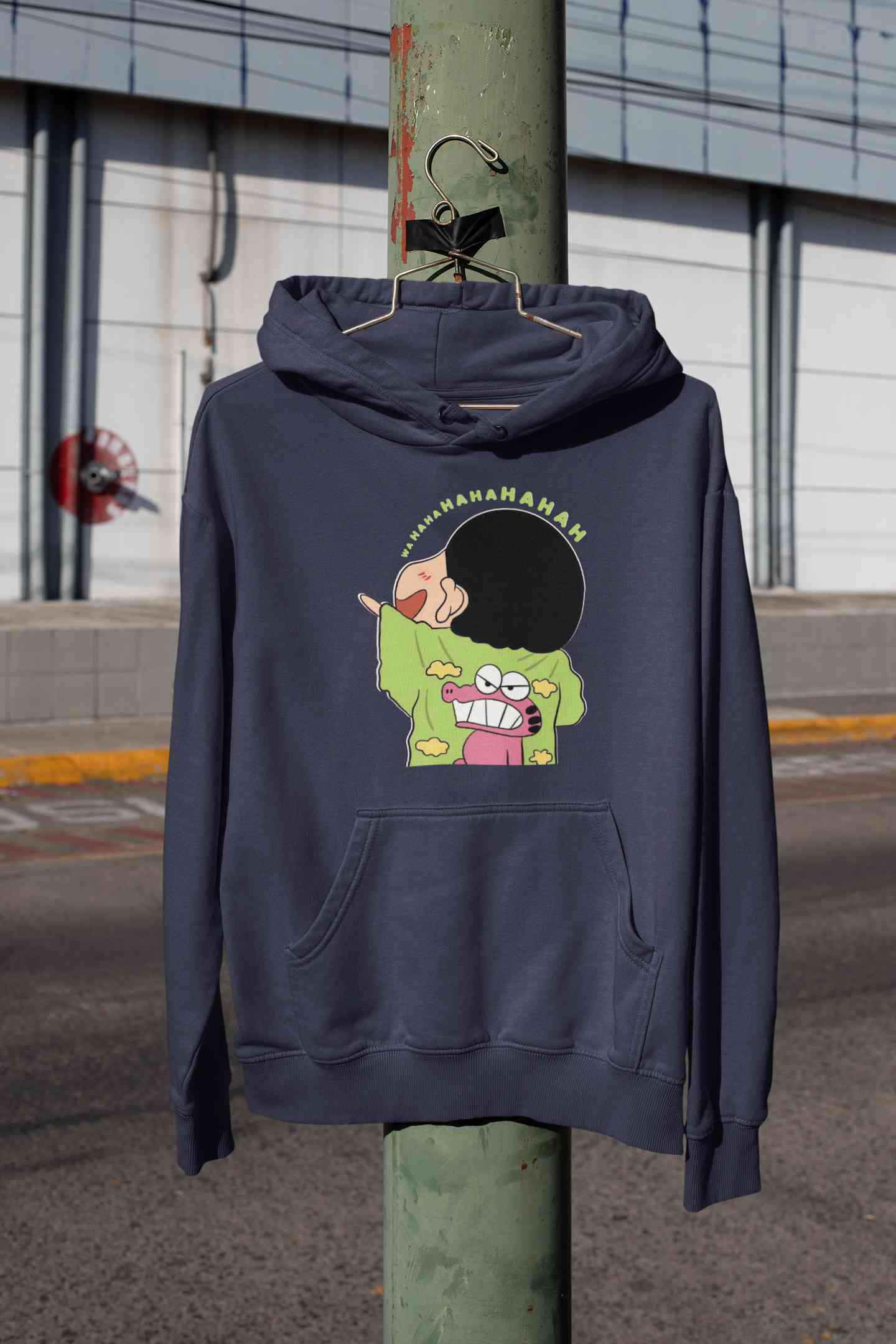 Hahaha Cartoon Funny Memes Men Hoodies-FunkyTeesClub