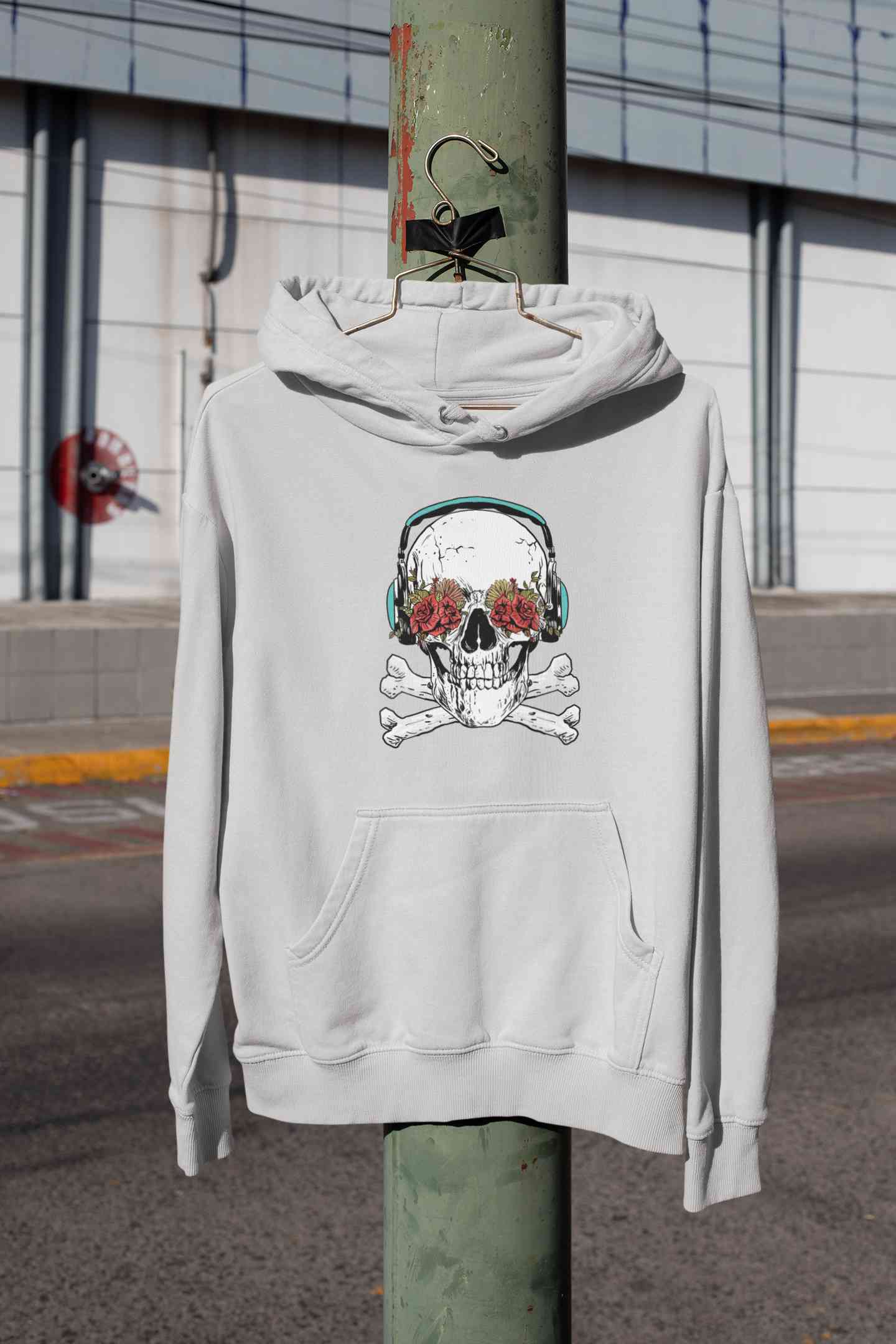 Cool Skull Men Hoodies-FunkyTeesClub