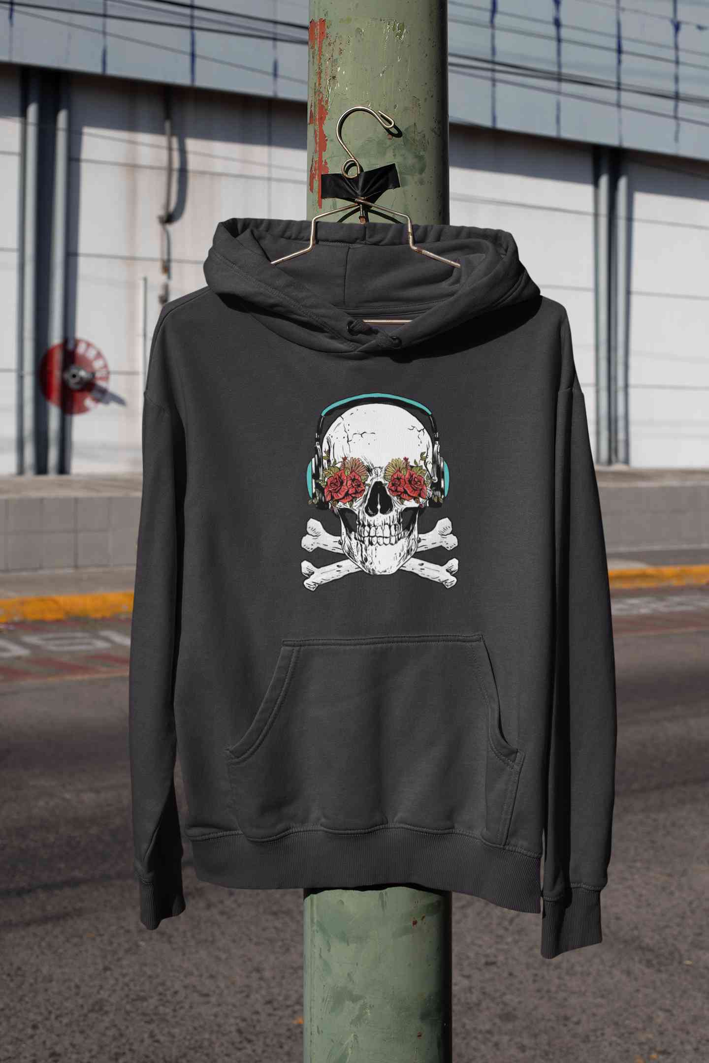 Cool Skull Men Hoodies-FunkyTeesClub