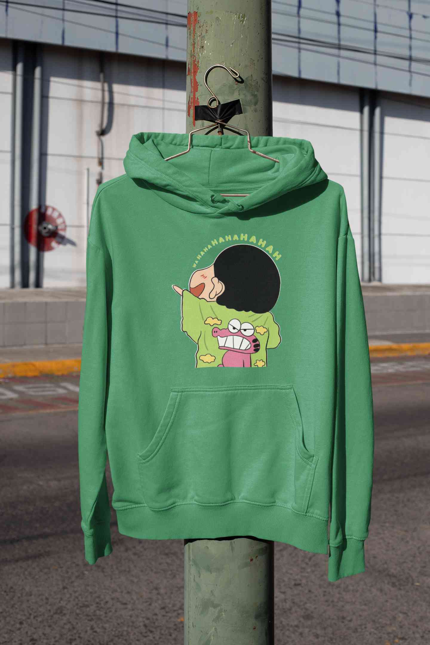 Hahaha Cartoon Funny Memes Men Hoodies-FunkyTeesClub