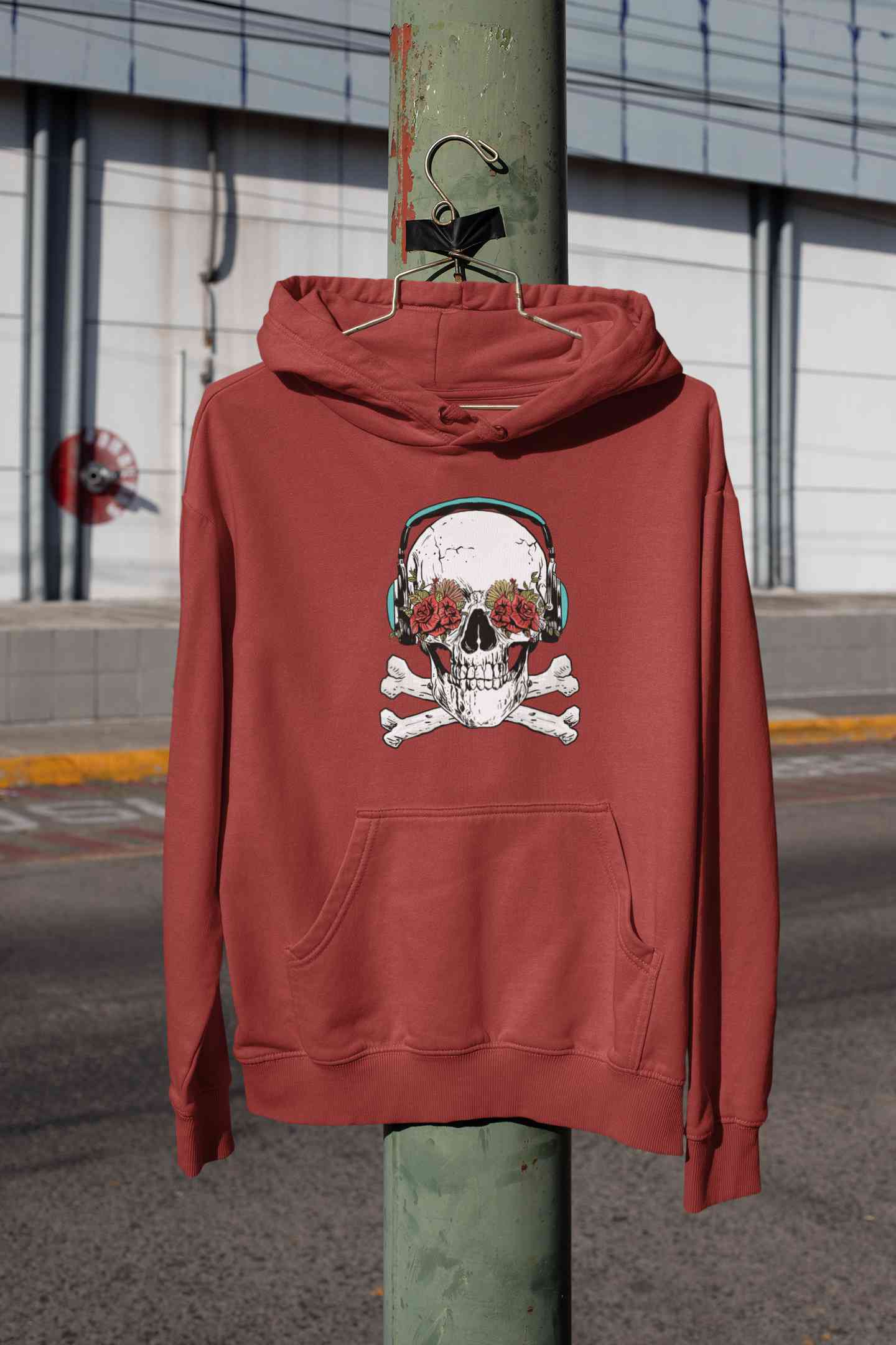 Cool Skull Men Hoodies-FunkyTeesClub