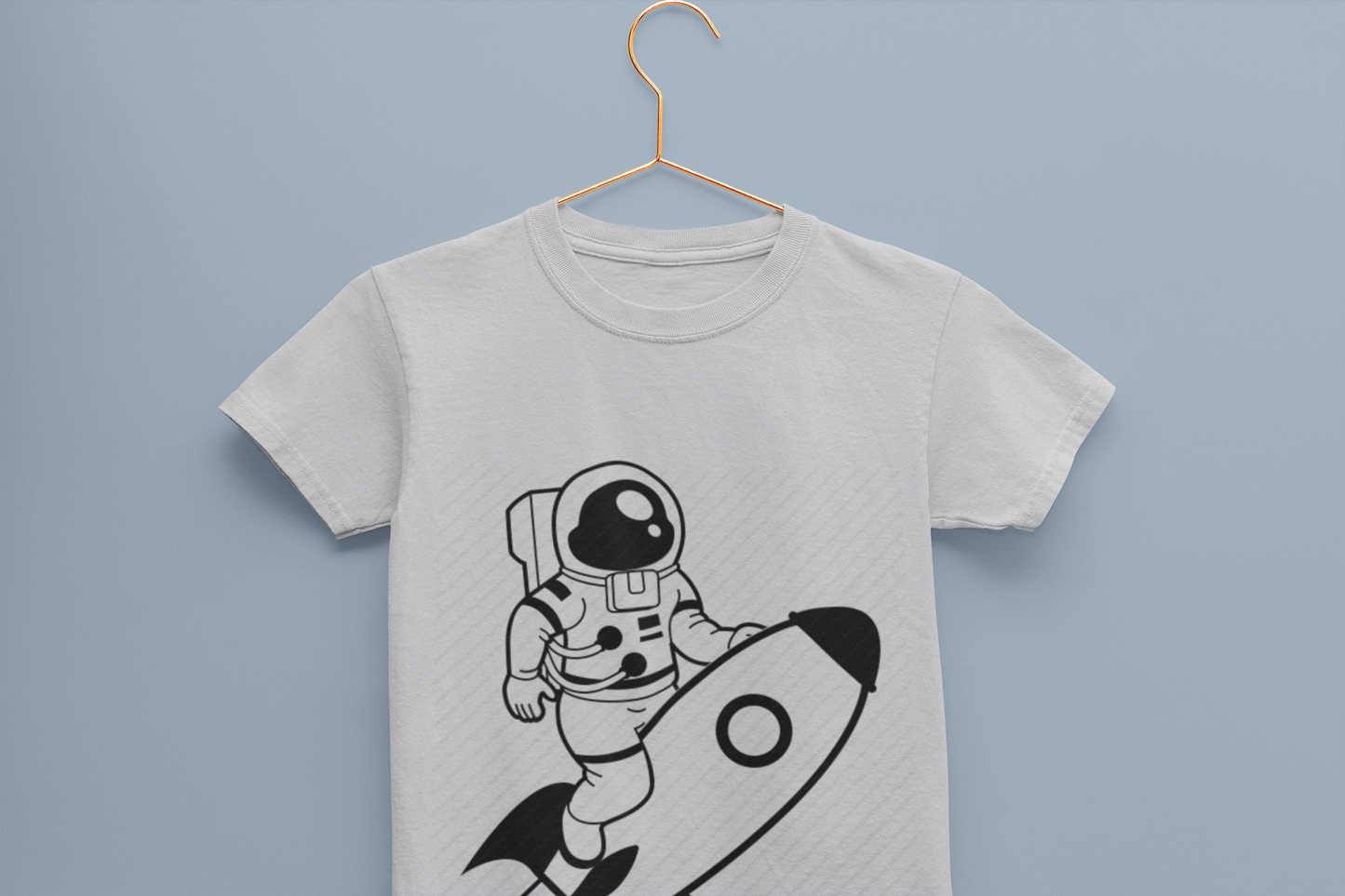 Future Astronaut Half Sleeves T-Shirt for Boy-FunkyTeesClub