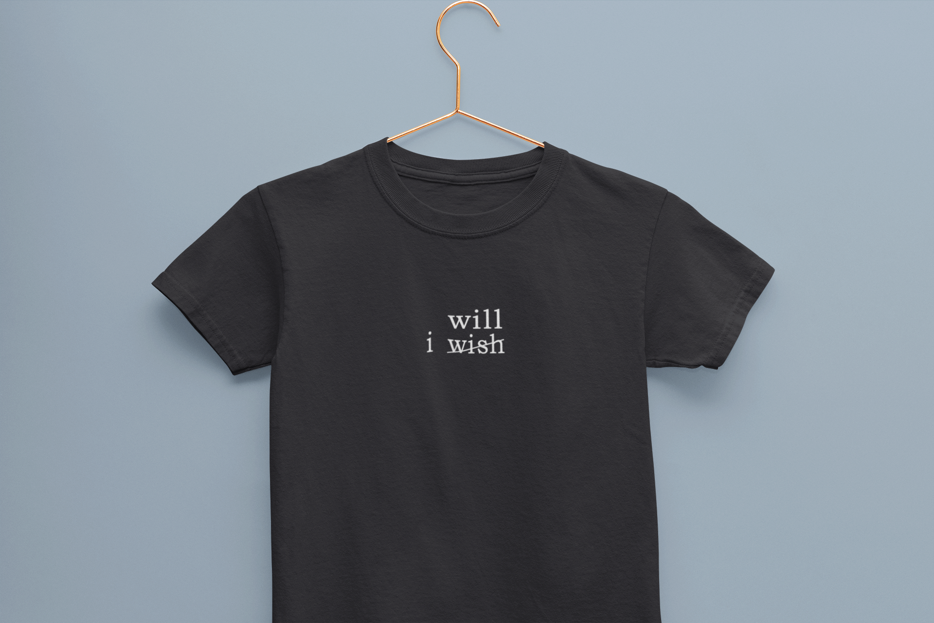 I Wish Minimals Half Sleeves T-Shirt for Boy-FunkyTeesClub
