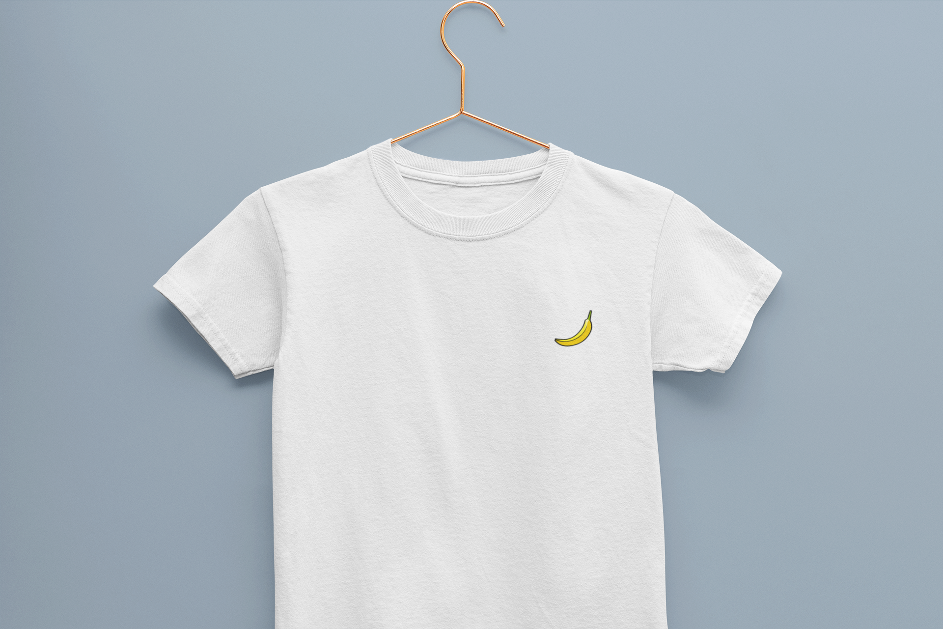 Its Just A Banana Minimals Half Sleeves T-Shirt for Boy-FunkyTeesClub
