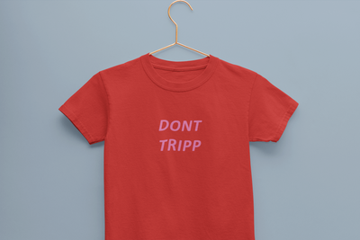 Dont Tripp Minimals Half Sleeves T-Shirt for Boy-FunkyTeesClub