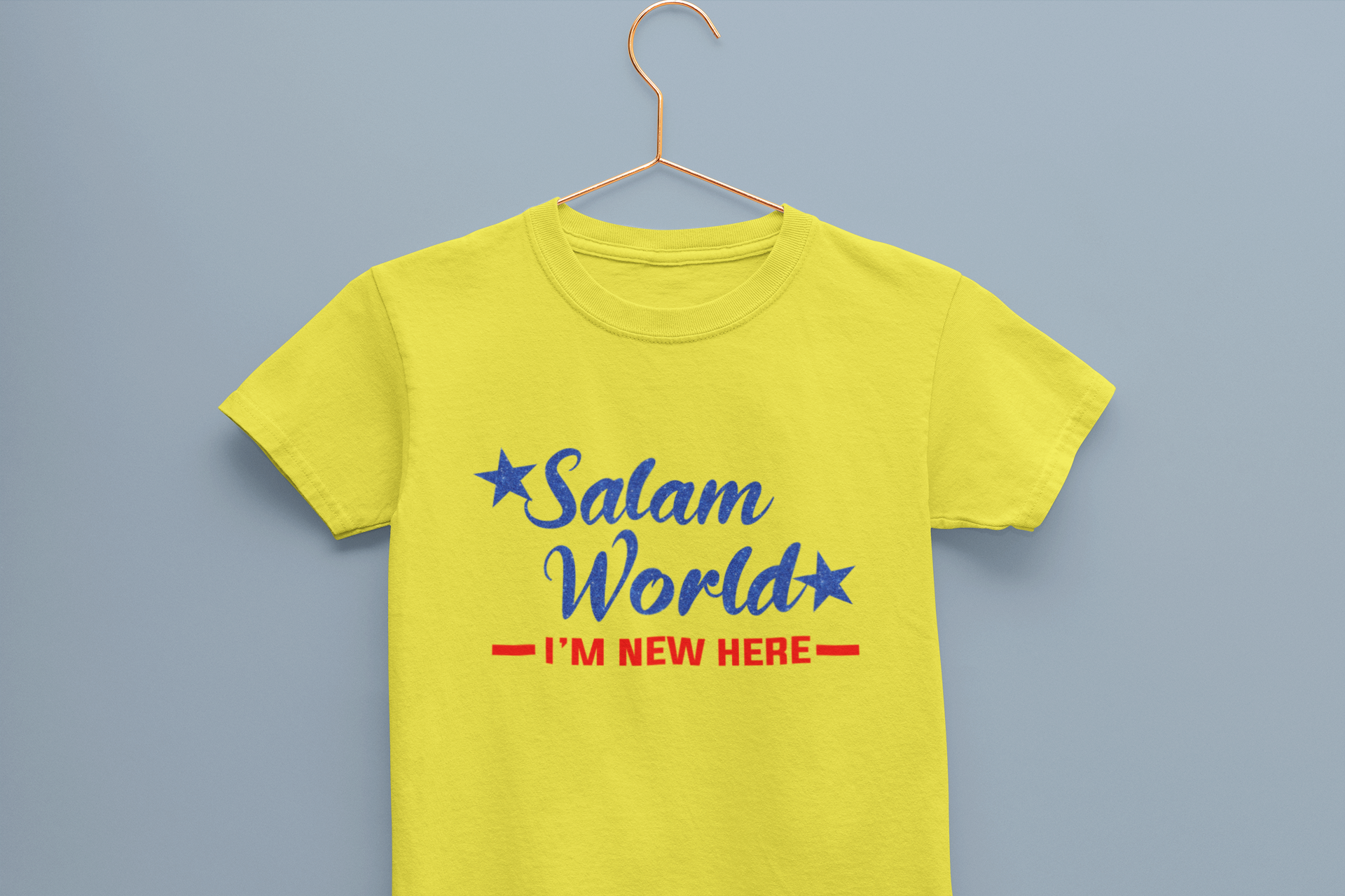 Salam World Eid Half Sleeves T-Shirt for Boy-FunkyTeesClub