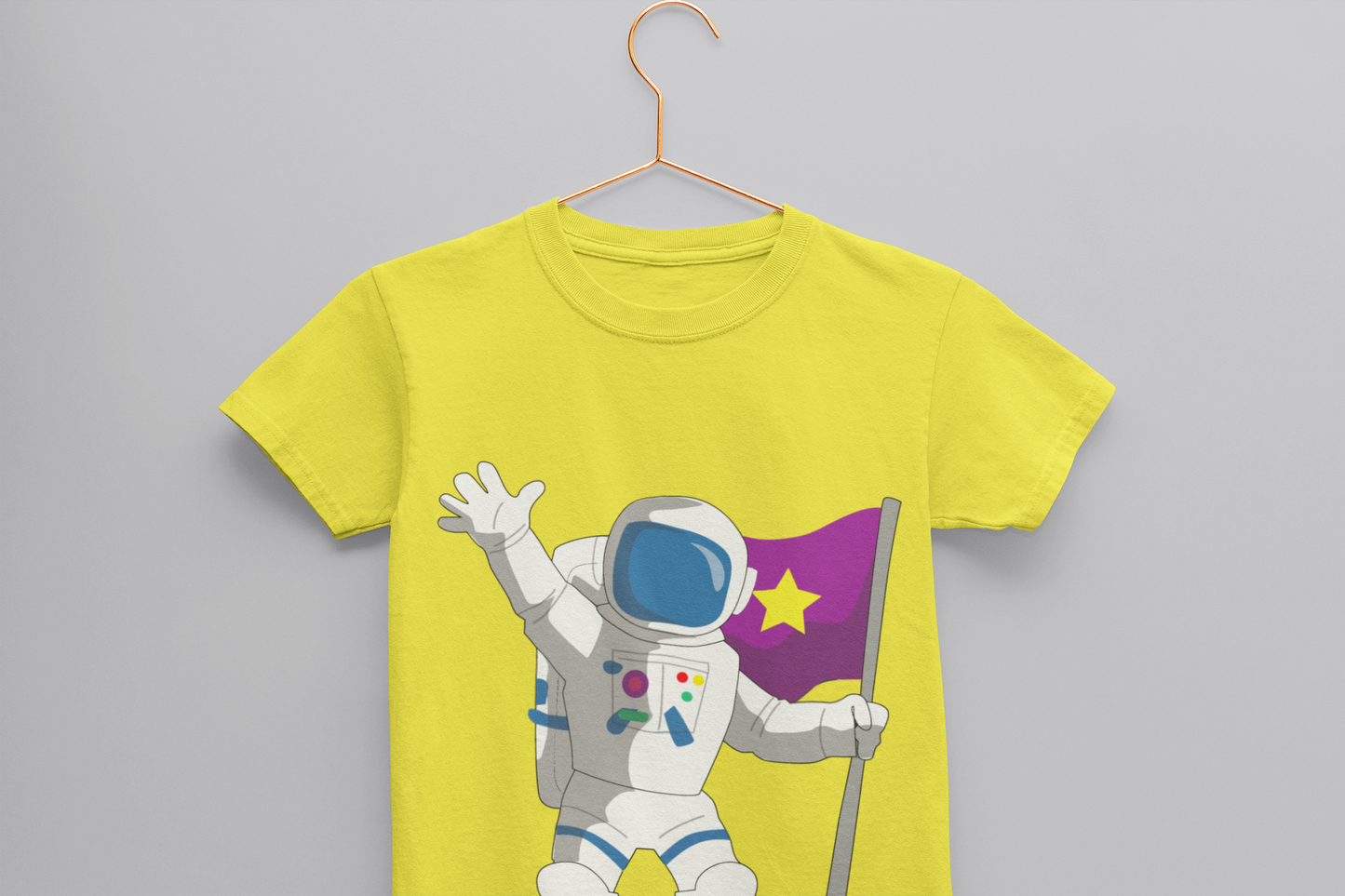 Future Astronaut Half Sleeves T-Shirt for Boy-FunkyTeesClub