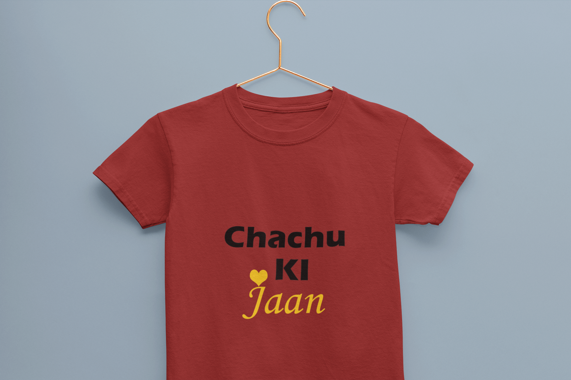 Chachu Ki Jaan Half Sleeves T-Shirt For Girls -FunkyTeesClub