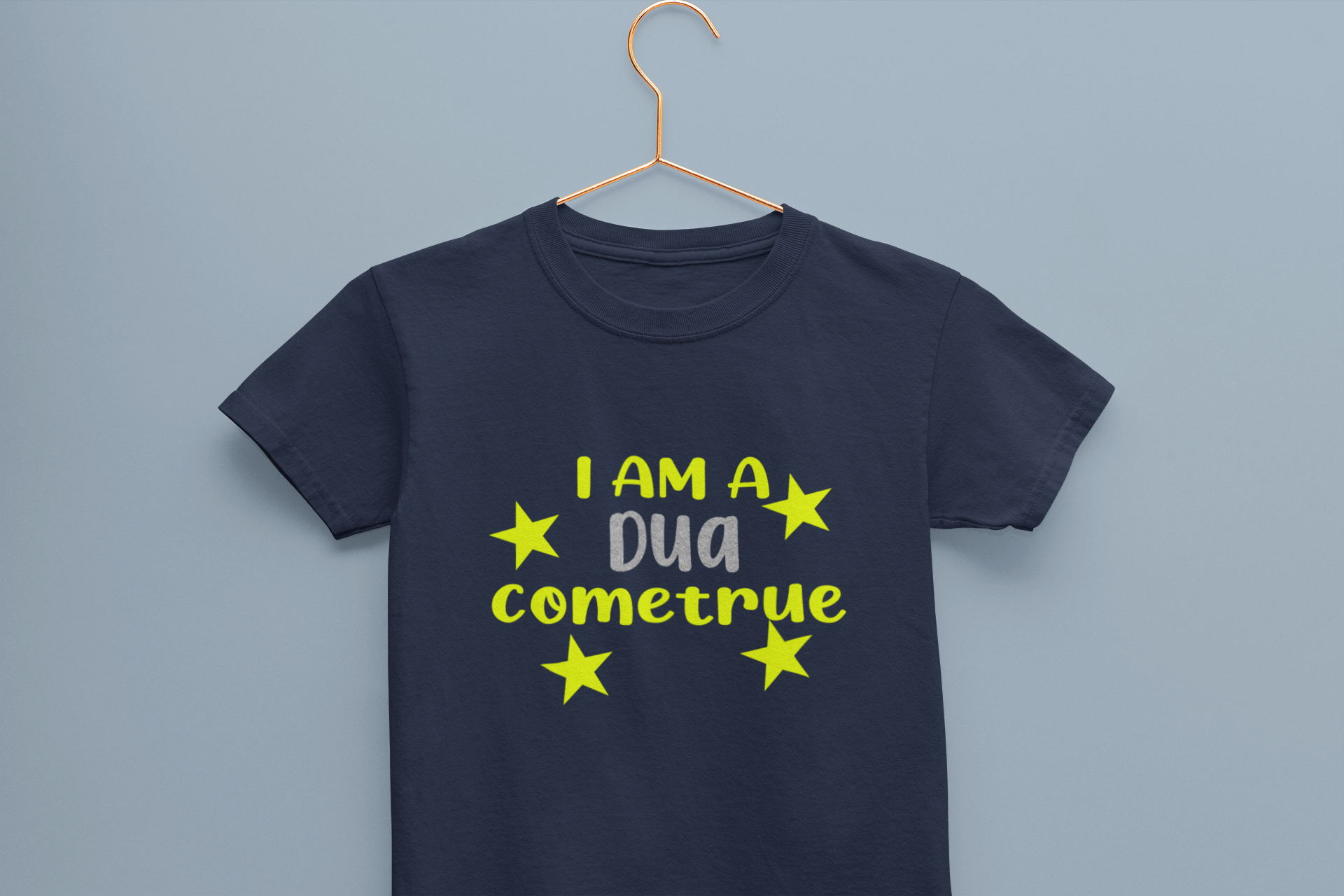 Dua Come True Eid Half Sleeves T-Shirt For Girls -FunkyTeesClub