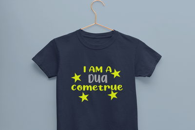 Dua Come True Eid Half Sleeves T-Shirt For Girls -FunkyTeesClub
