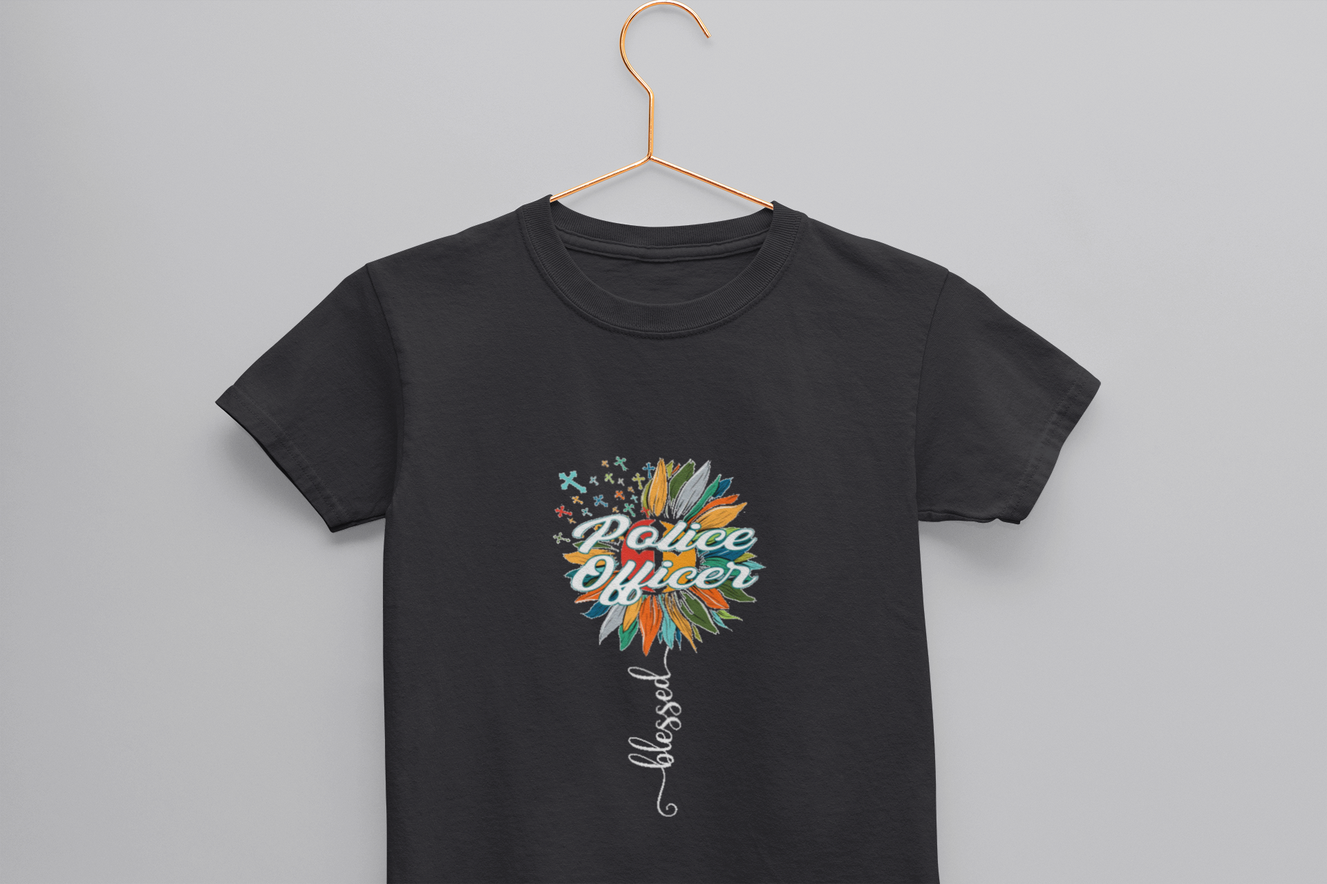 Future Police Half Sleeves T-Shirt for Boy-FunkyTeesClub