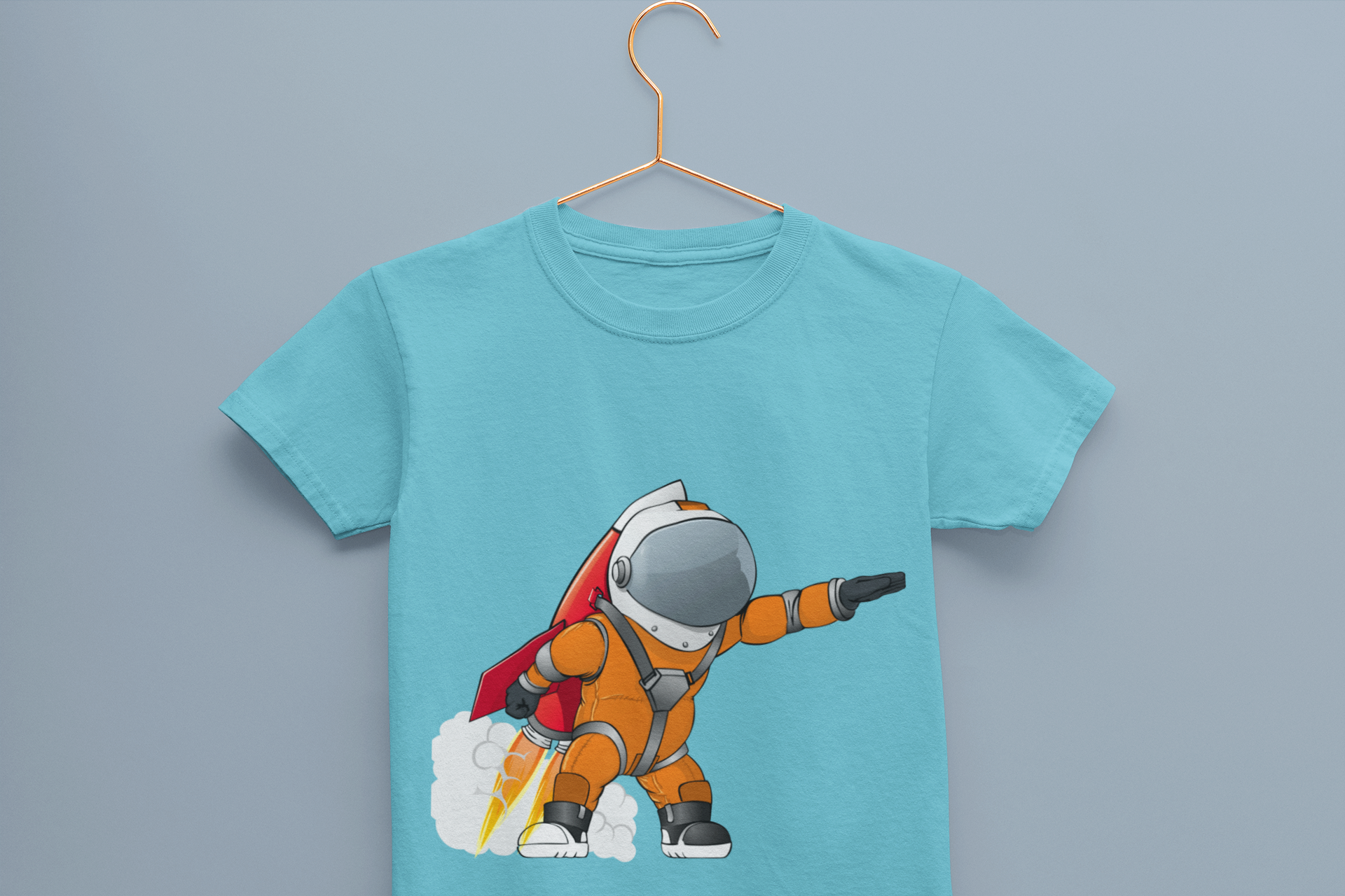Future Astronaut Half Sleeves T-Shirt for Boy-FunkyTeesClub