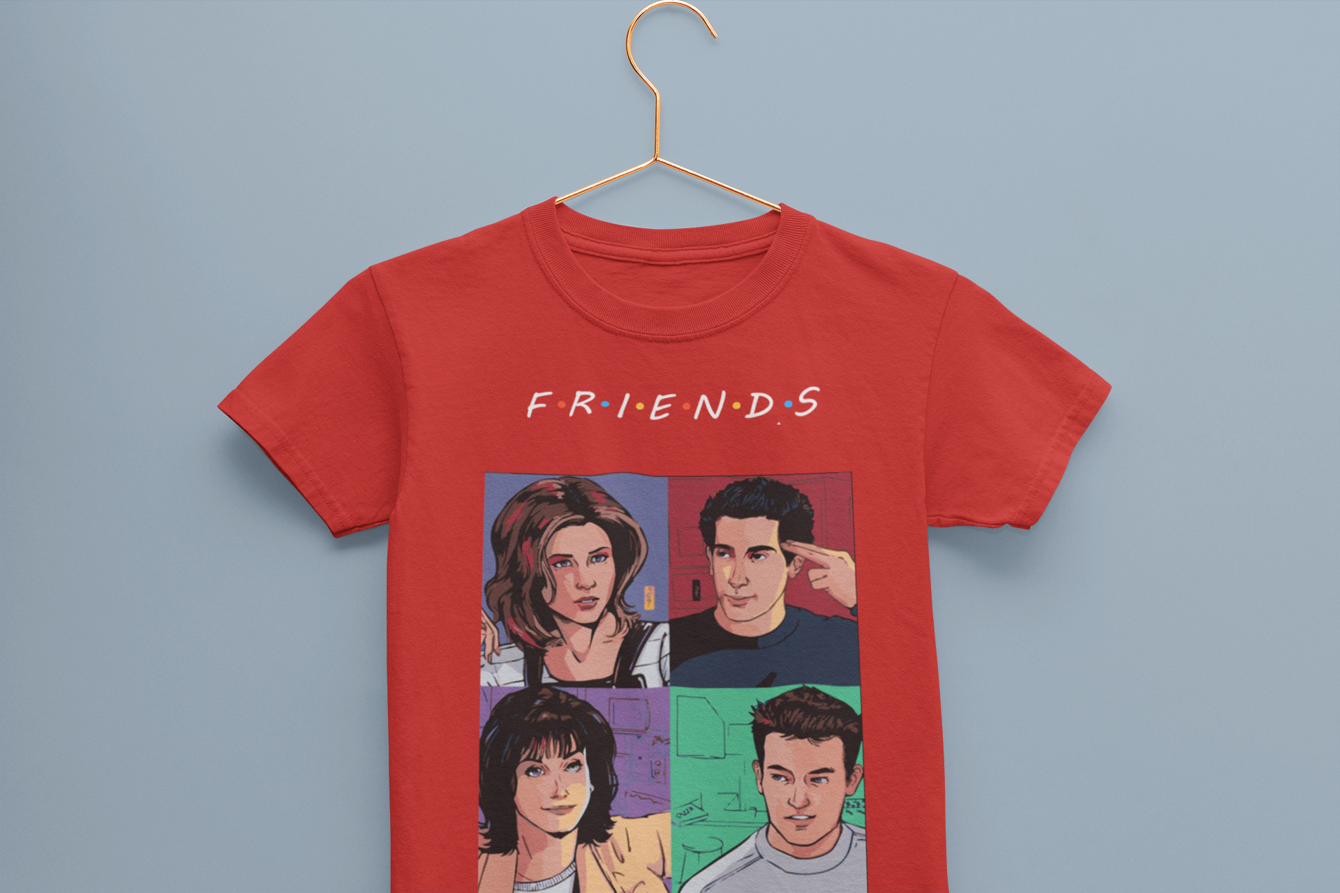 Friends Web Series Half Sleeves T-Shirt for Boy-FunkyTeesClub