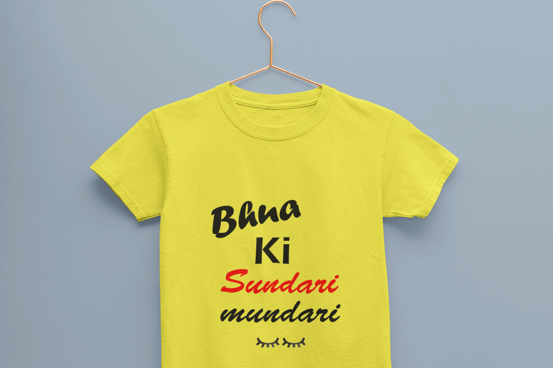 Bhua Ki Sundari Mundari Half Sleeves T-Shirt For Girls -FunkyTeesClub